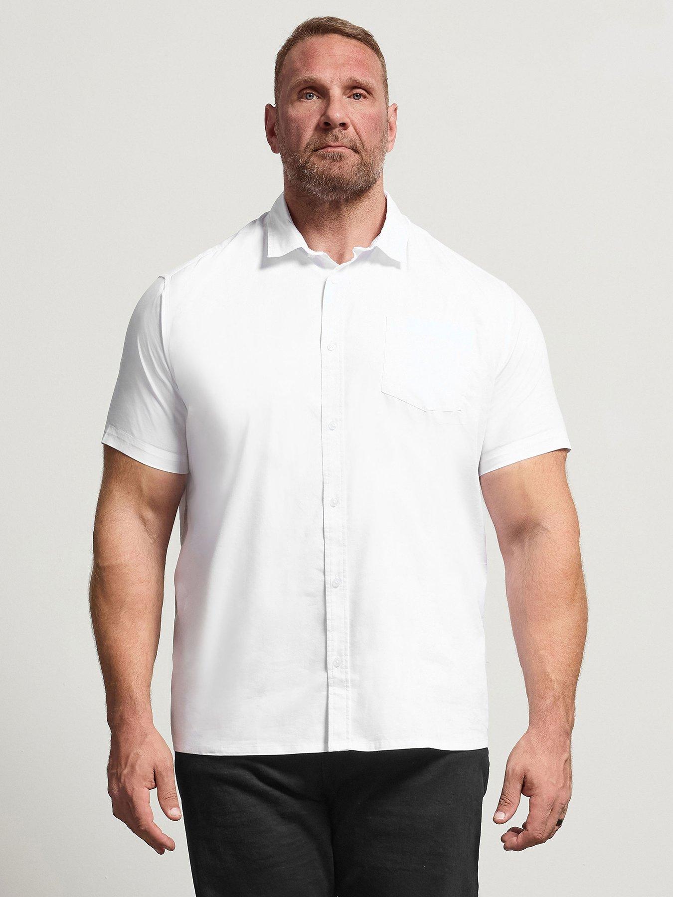 BadRhino Poly Lycra Short Sleeve Shirt - White