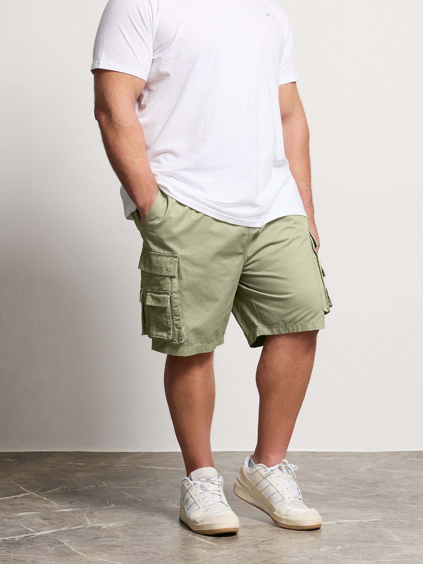 BadRhino Acid Wash Cargo Shorts - Green