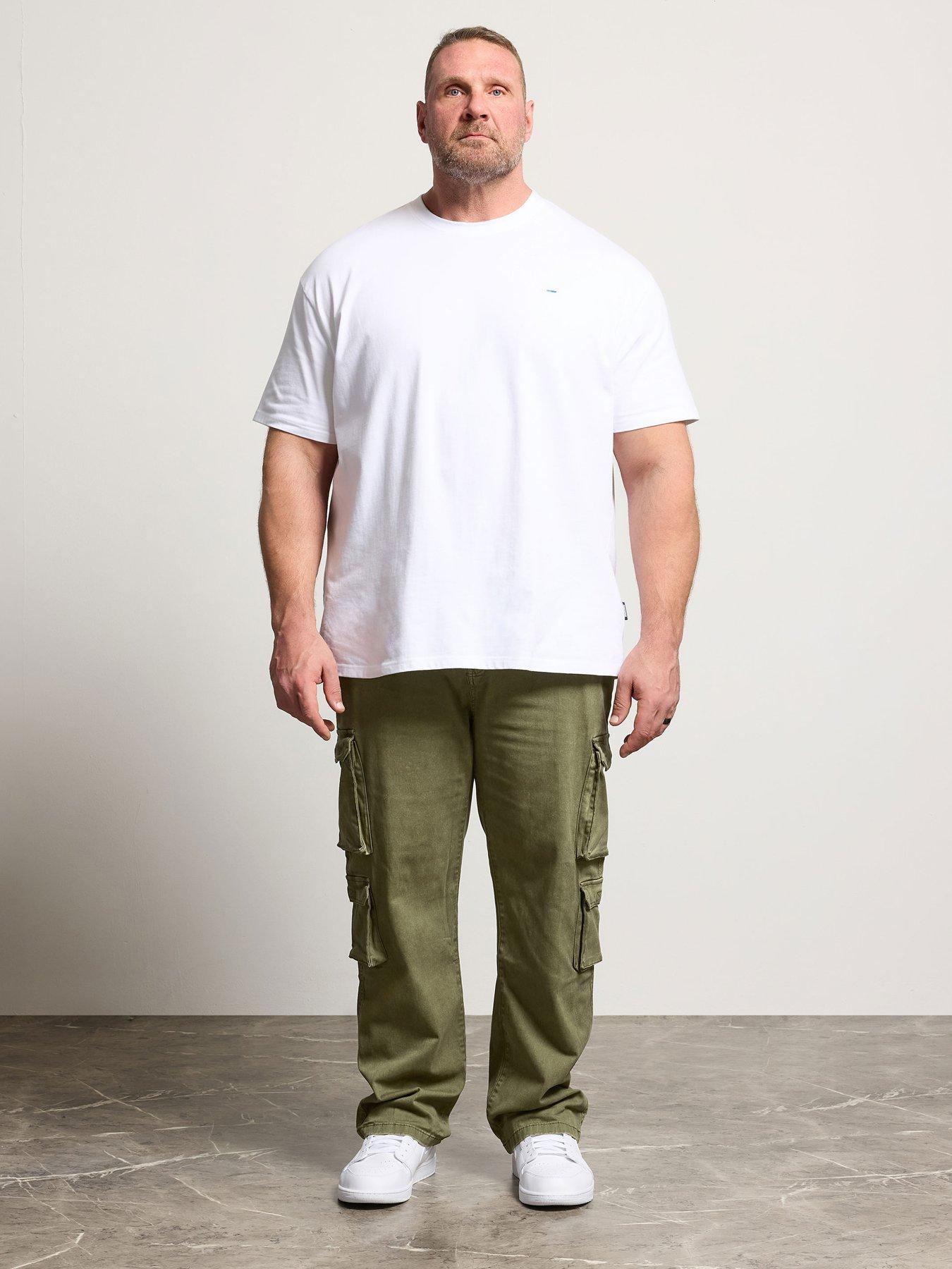 Image 3 of 4 of BadRhino Double Pocket Cargo Trousers - Green