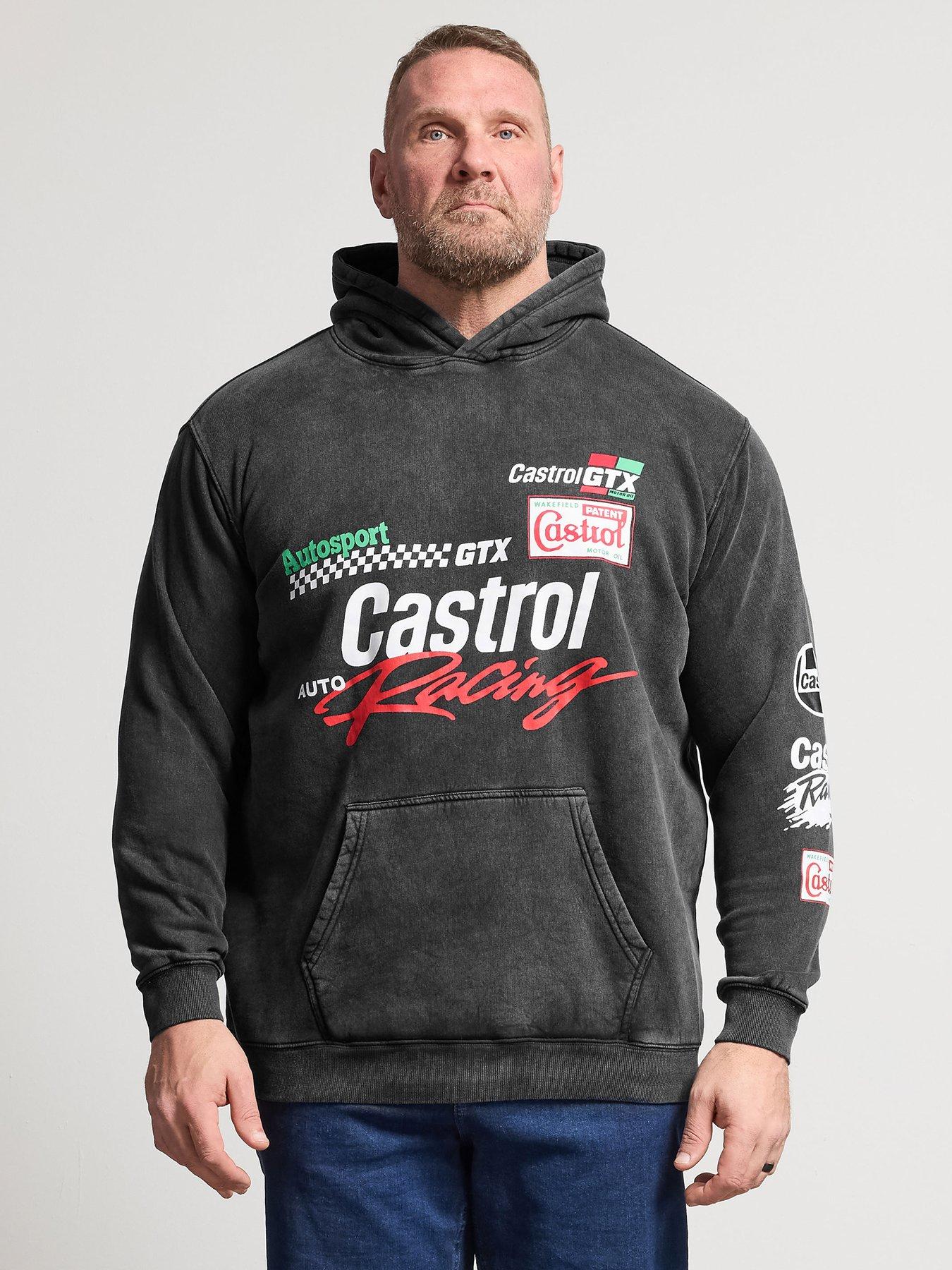 BadRhino Castrol Acid Wash Hoodie - Black