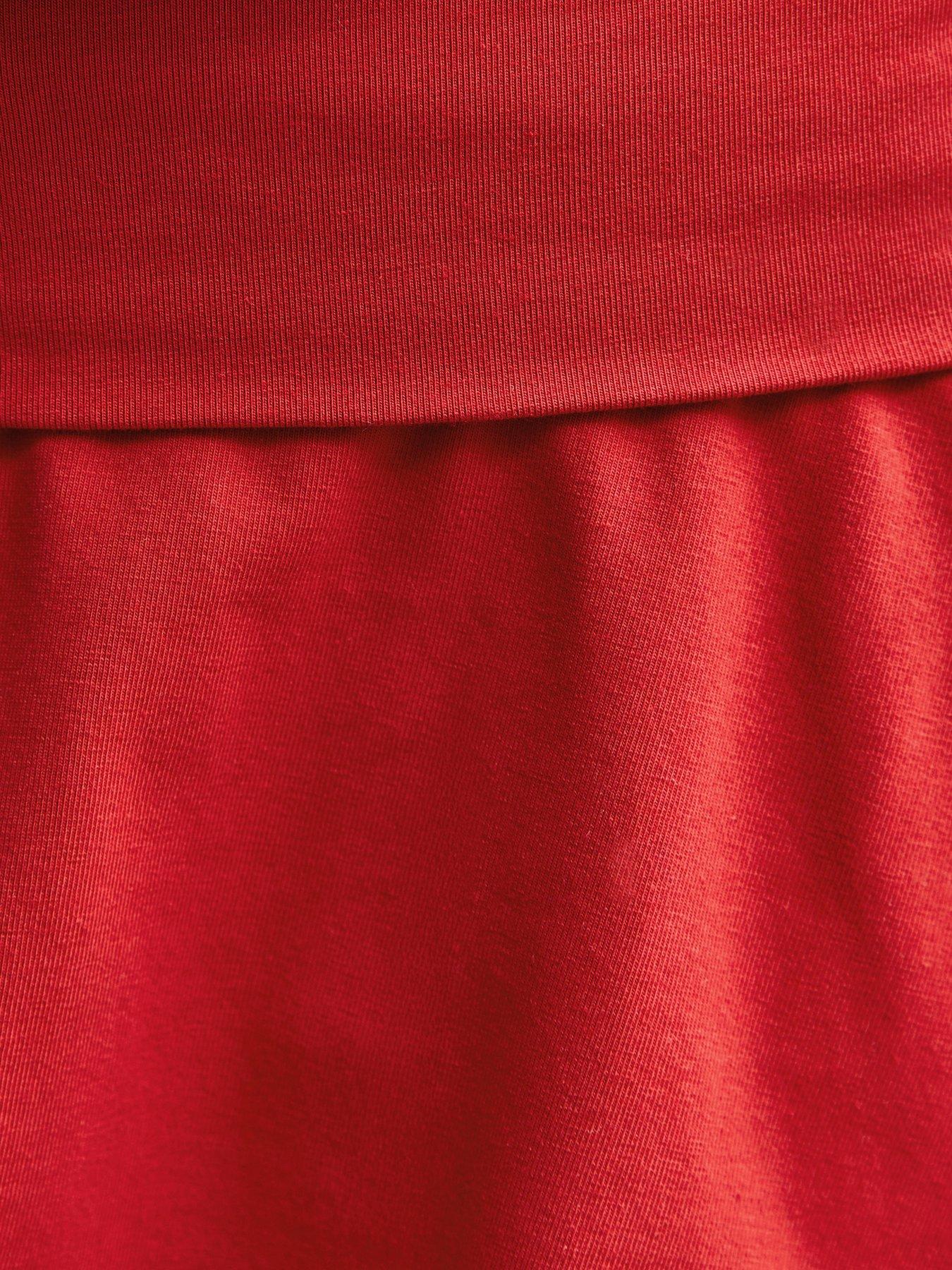 new-look-915-girls-ruched-fold-over-skort-bright-reddetail