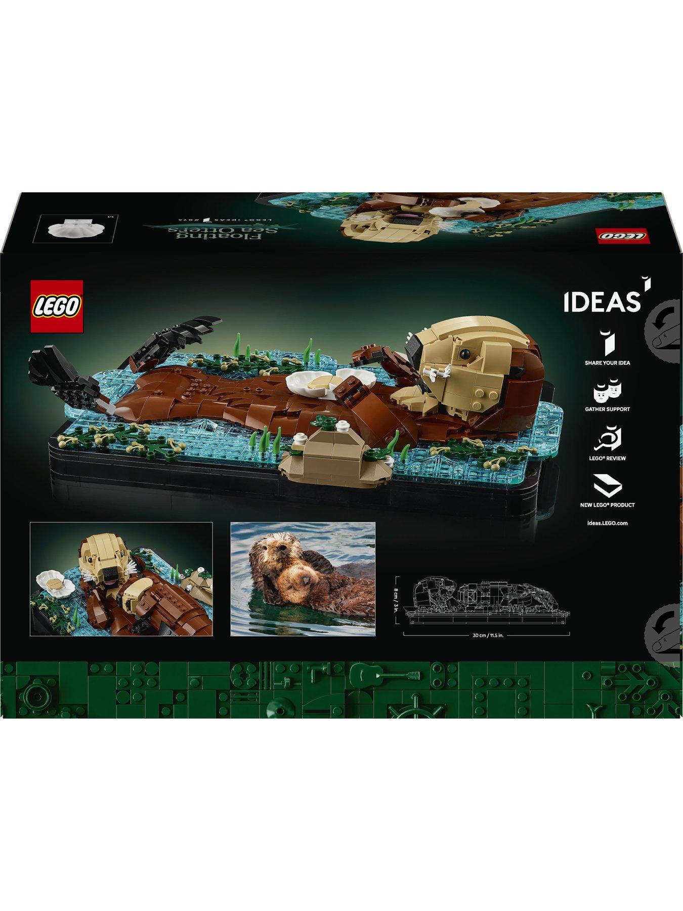 Image 7 of 8 of LEGO Ideas Floating Sea Otters Building Set 21366