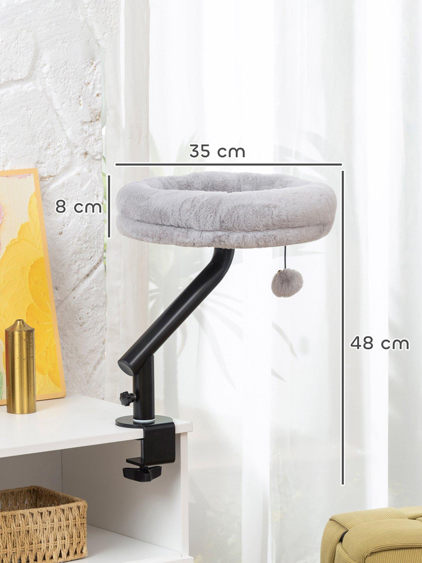 pawhut-cat-bed-for-desk-360degnbsprotatable-adjustable-cat-nest-hammockback