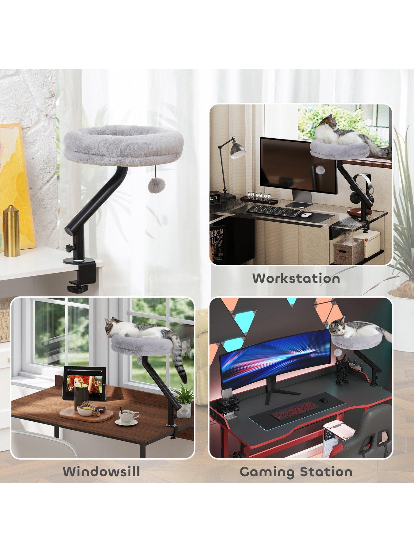 pawhut-cat-bed-for-desk-360degnbsprotatable-adjustable-cat-nest-hammockoutfit