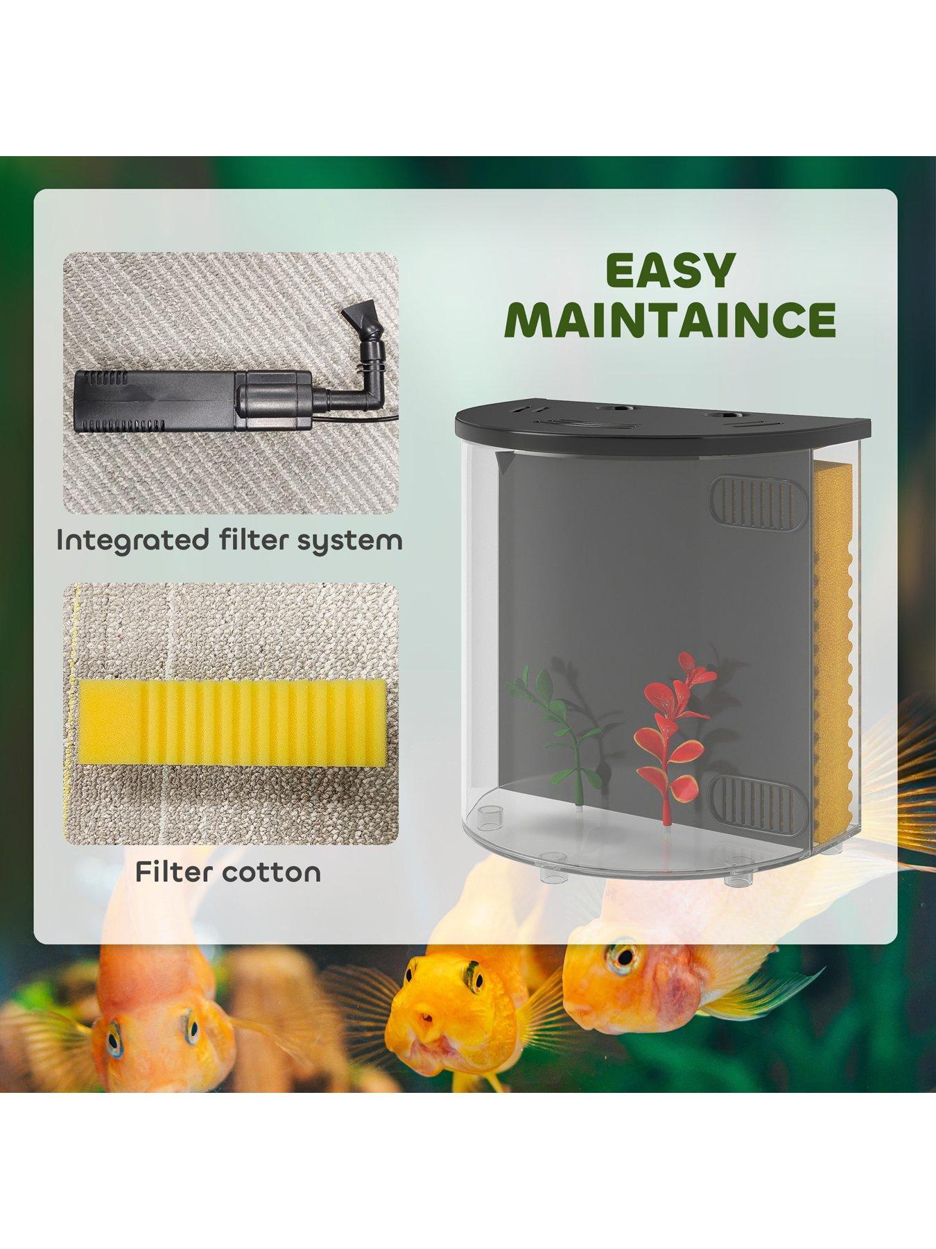 pawhut-fish-tank-3l-nano-aquarium-starter-kit-with-filter-system-led-lightdetail