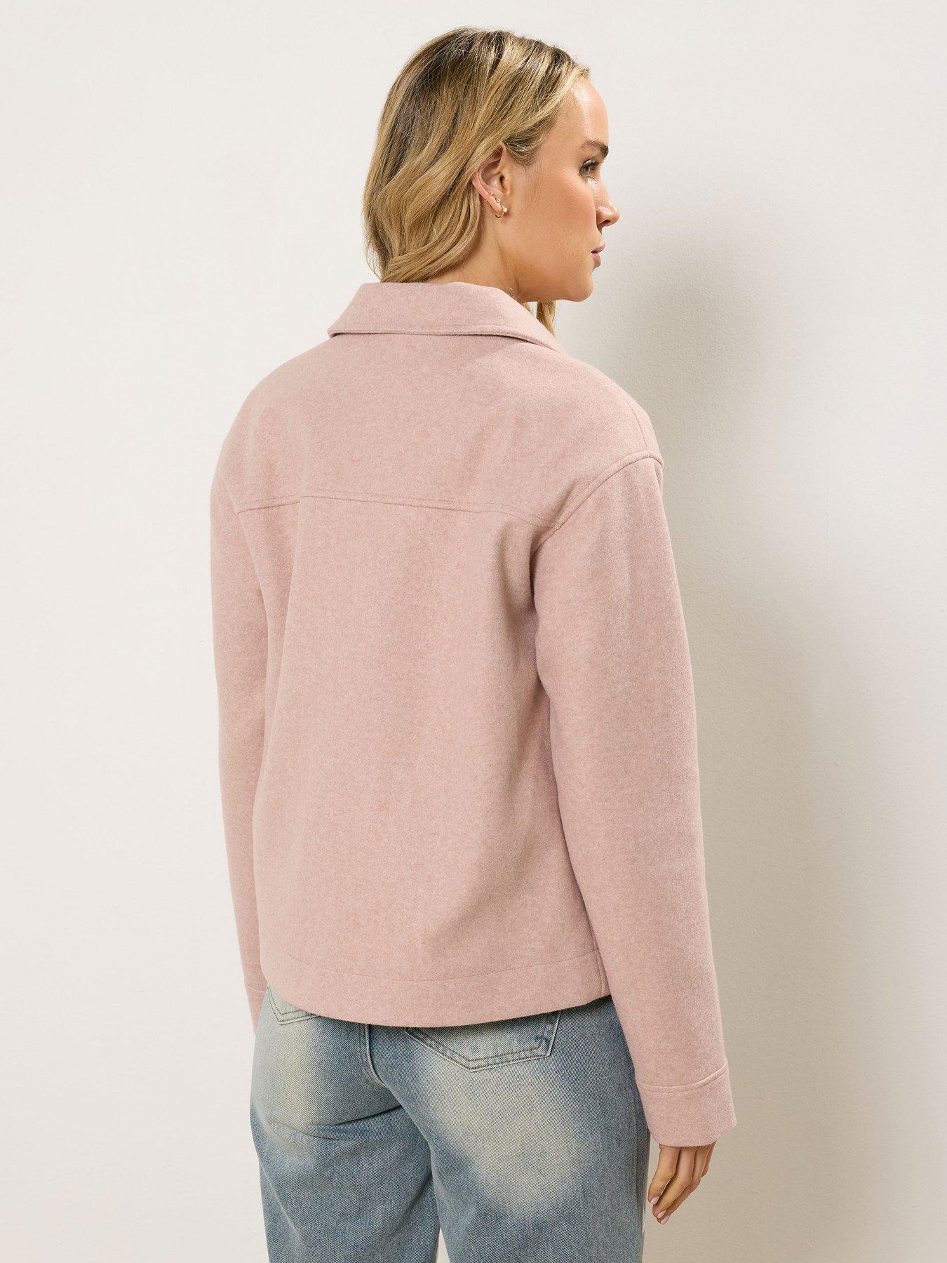 long-tall-sally-tall-faux-wool-trucker-jacket-pinkstillFront