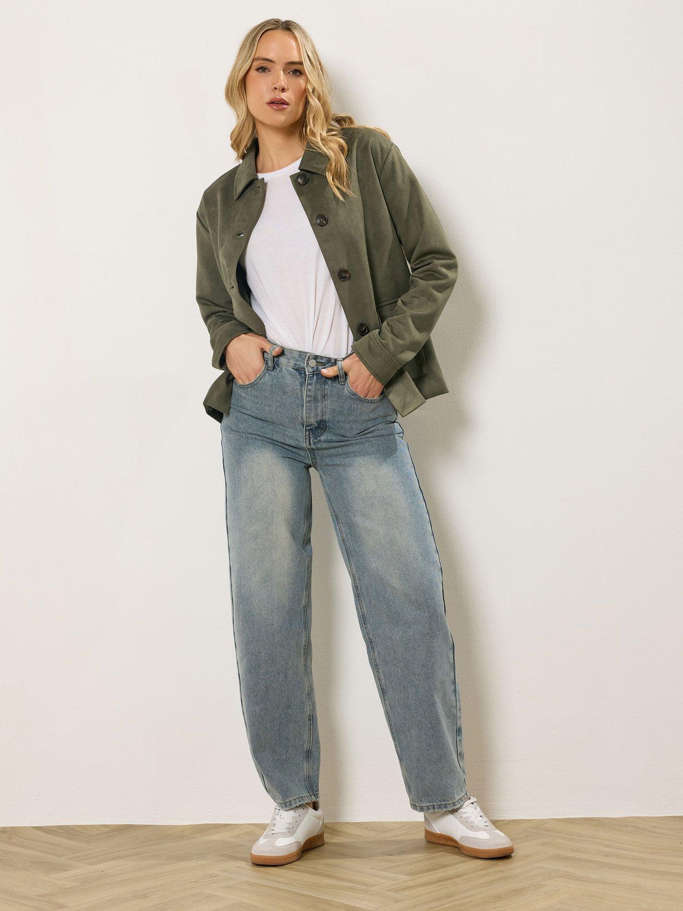 long-tall-sally-tall-suedette-trucker-jacket-khaki-greenback