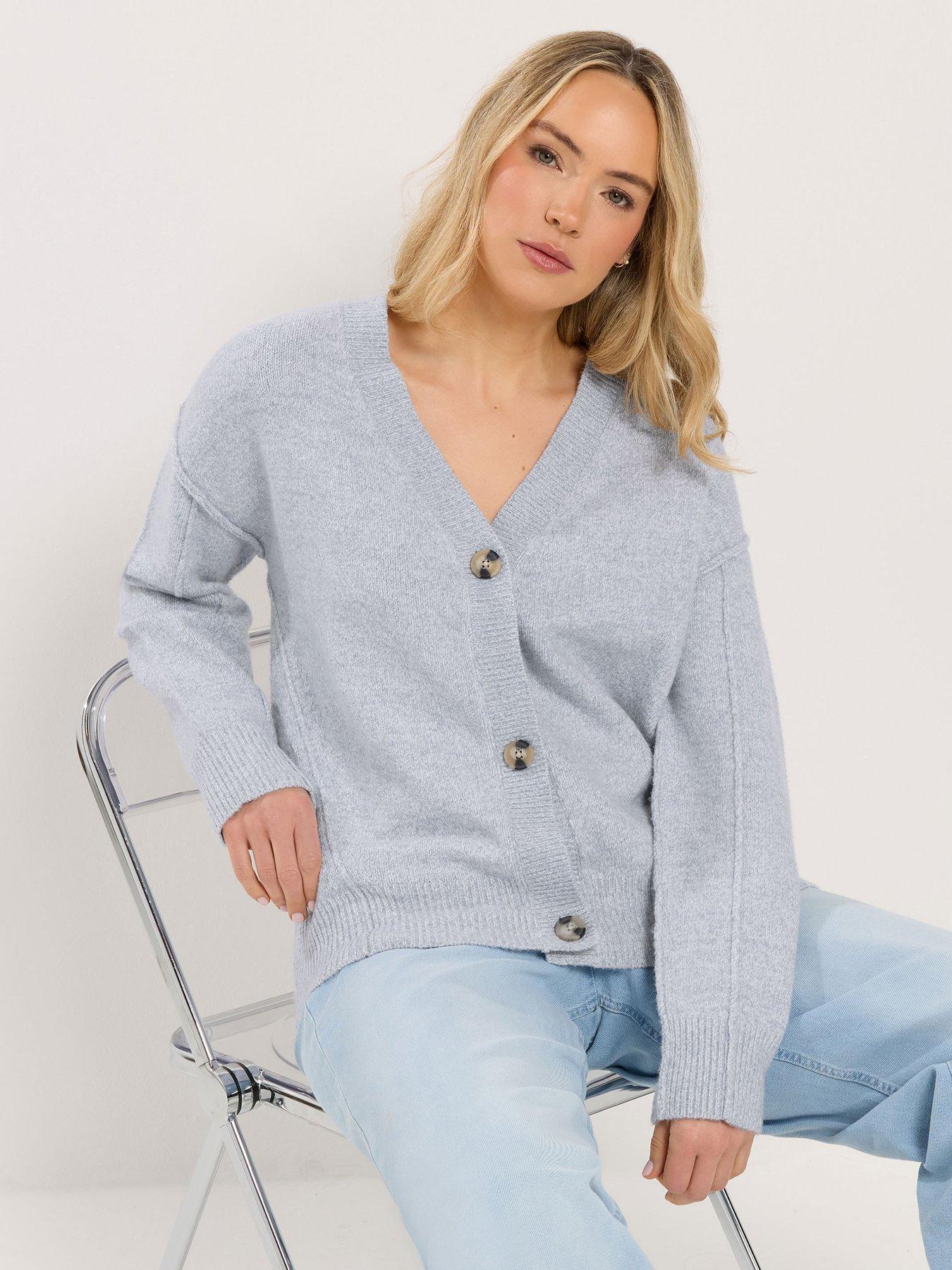 long-tall-sally-seam-detail-cardigan-blue