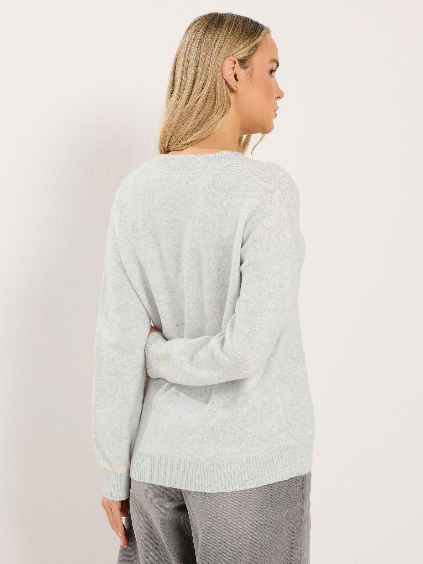 long-tall-sally-tipped-detail-cardigan-greystillFront
