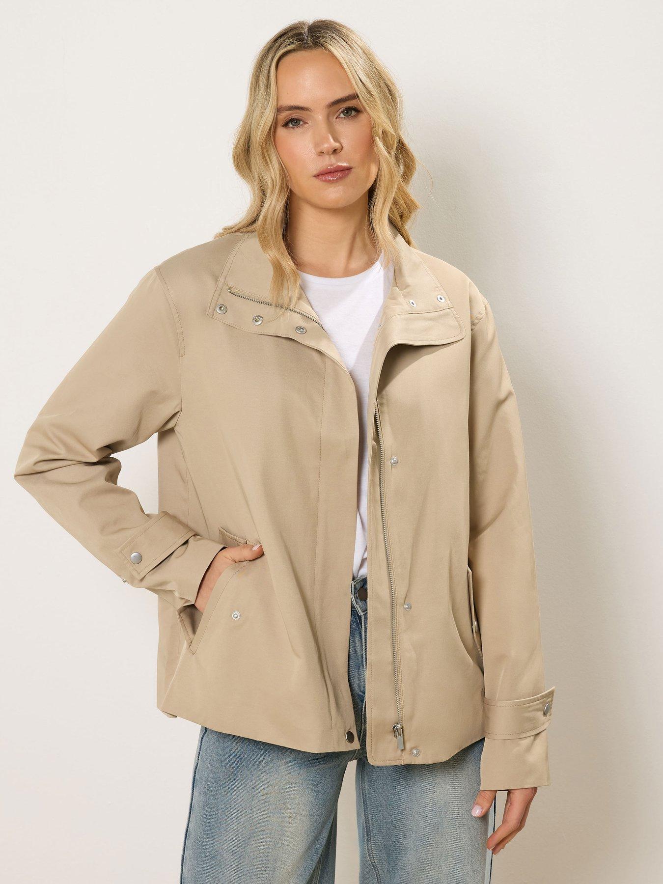 long-tall-sally-funnel-neck-jacket-creamfront