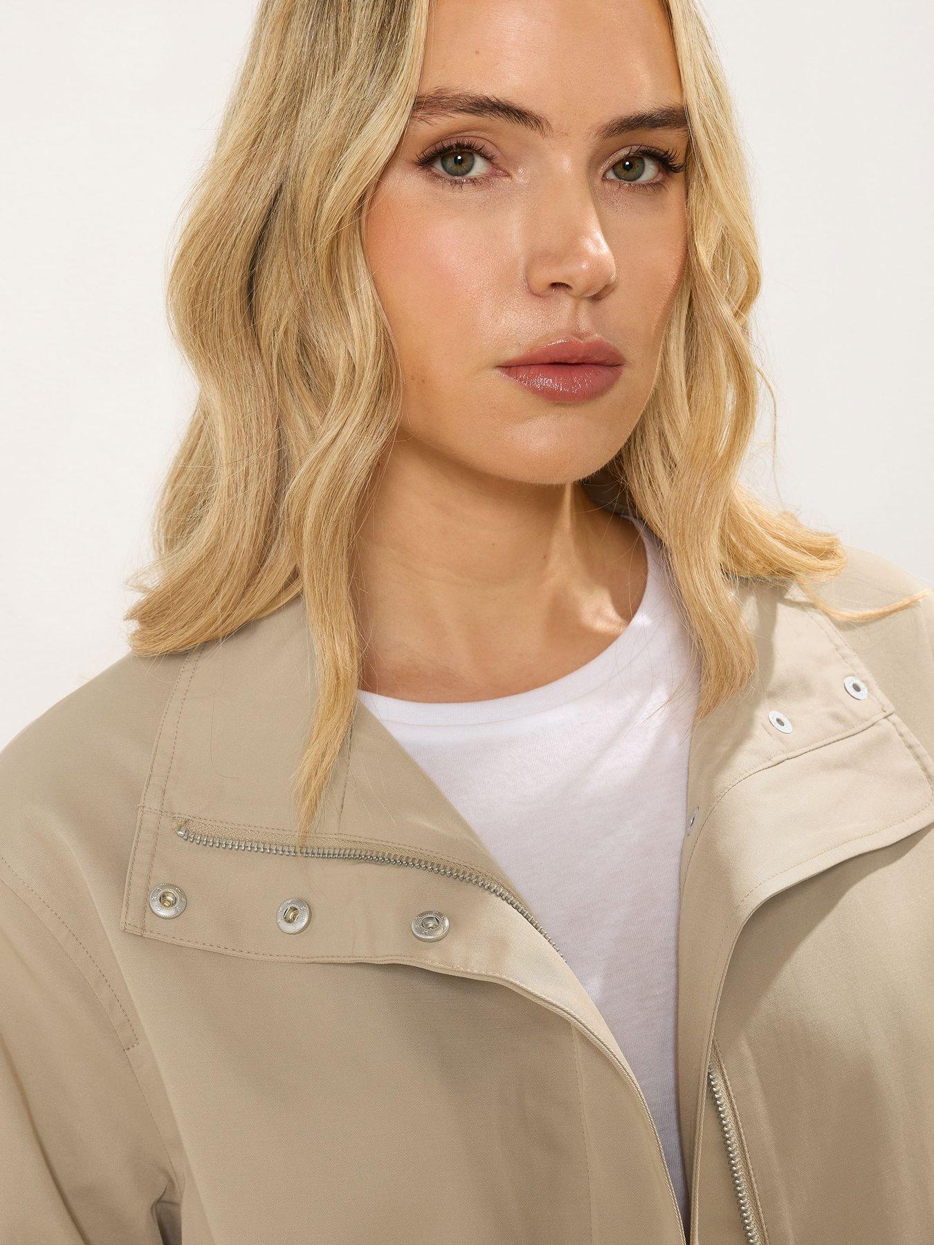 long-tall-sally-funnel-neck-jacket-creamoutfit