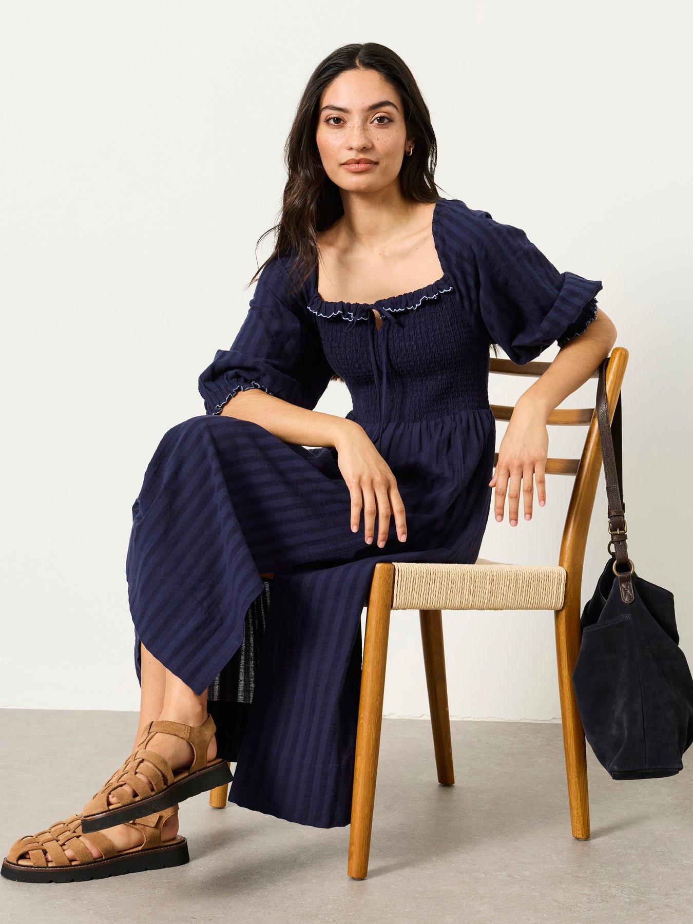 fatface-amelie-midi-dress-navyfront
