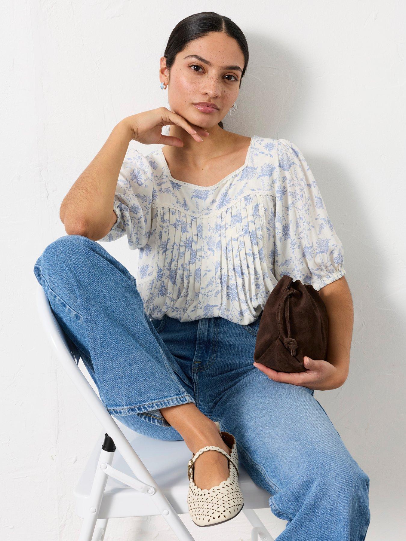 FatFace Wendy Meadow Tunic - Ivory - Cream