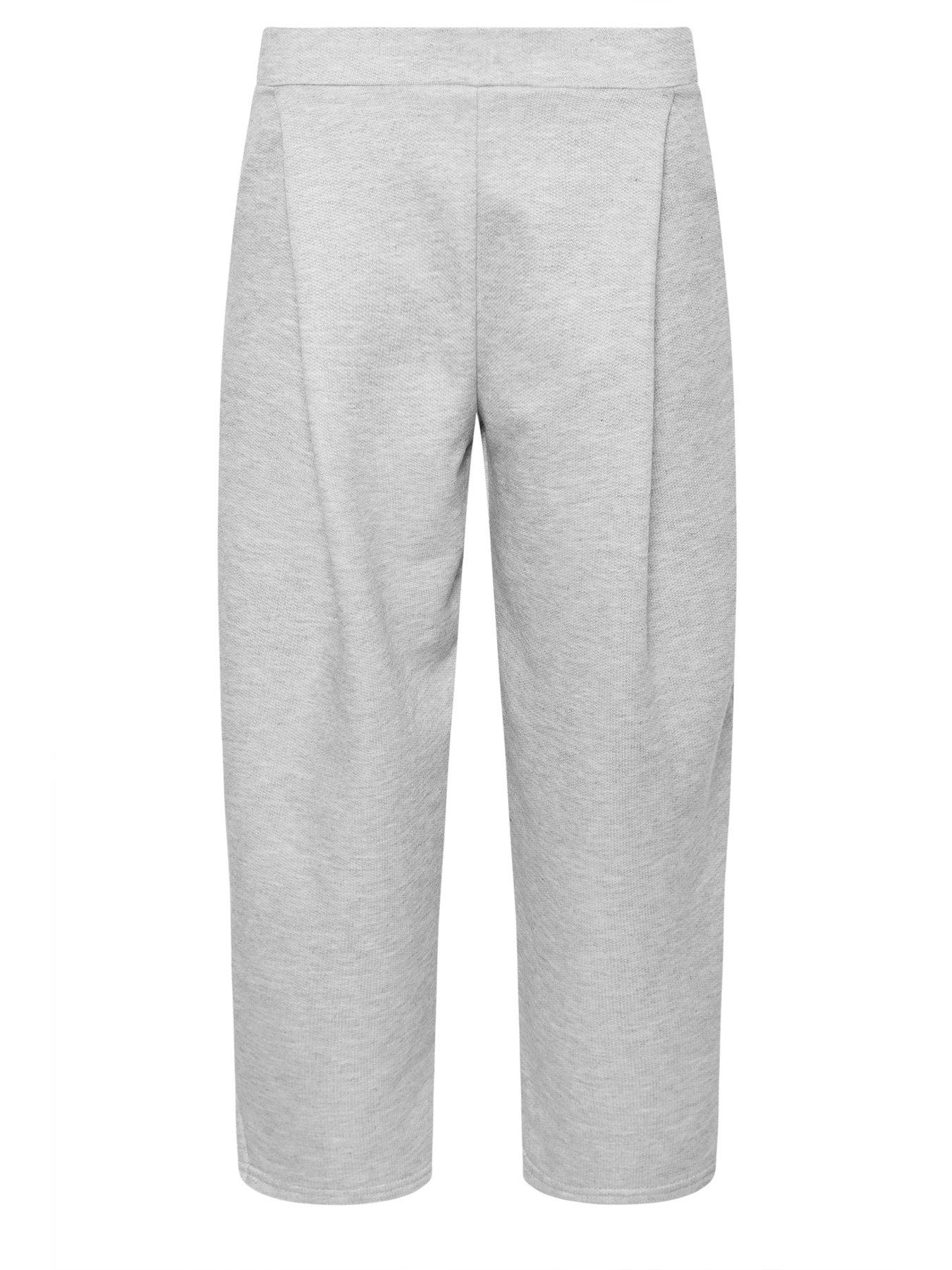 pixiegirl-petite-marl-jersey-pleated-barrel-trousers-greydetail