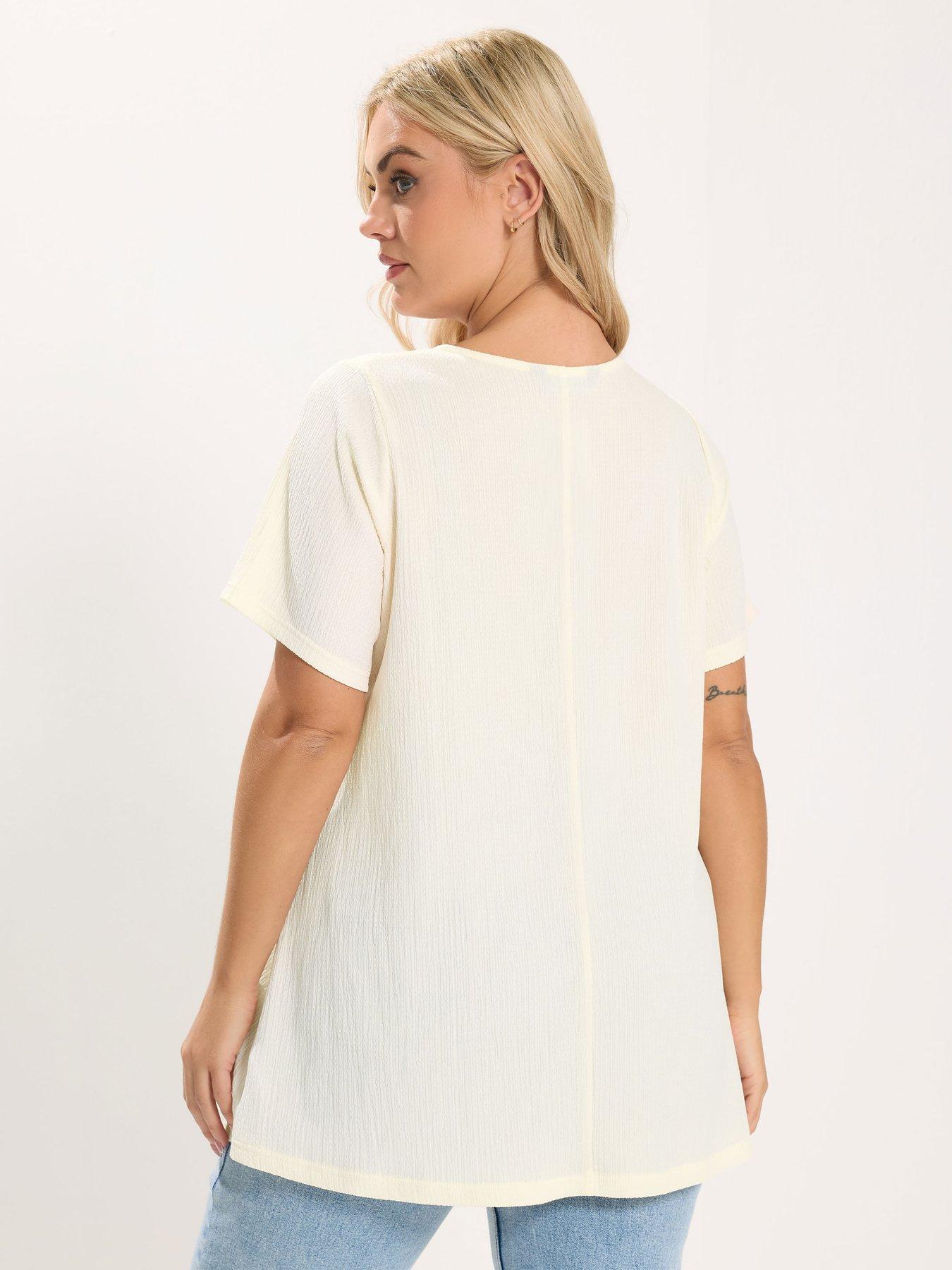 Image 2 of 5 of Yours Curve Formal Button Top