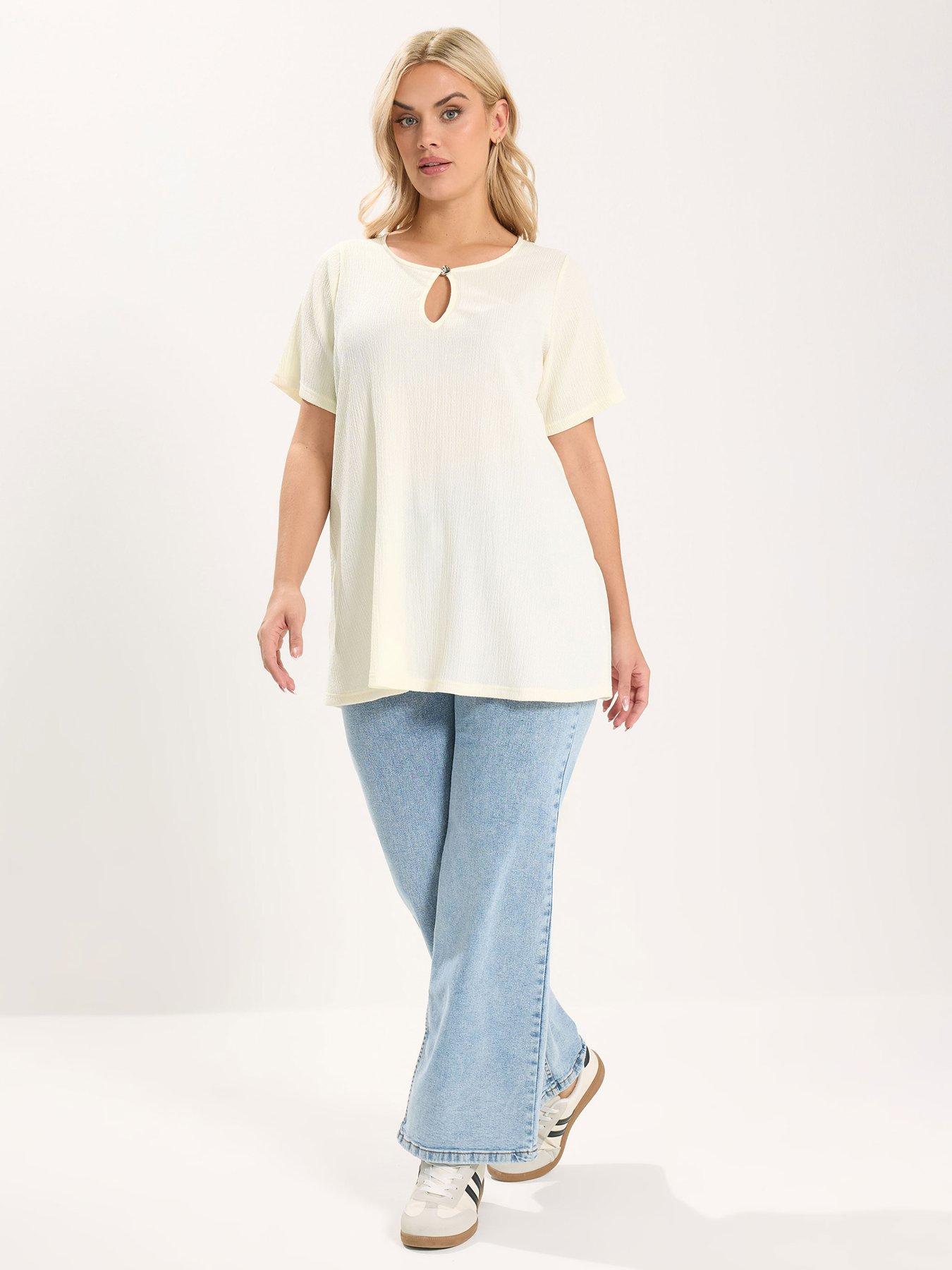 Image 3 of 5 of Yours Curve Formal Button Top