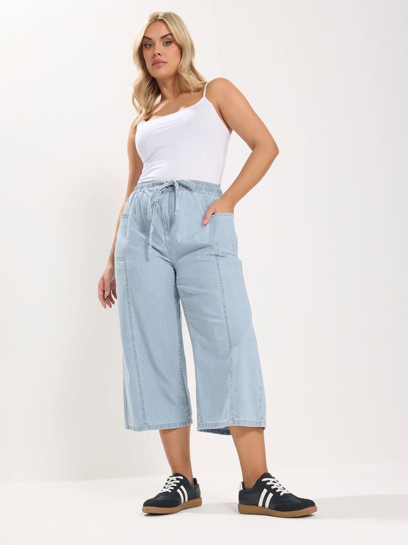 yours-curve-tie-waist-cropped-trouser-blueback