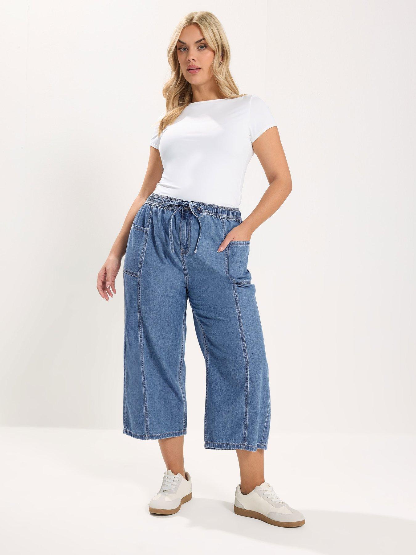 yours-curve-tie-waist-cropped-trouser-blueback