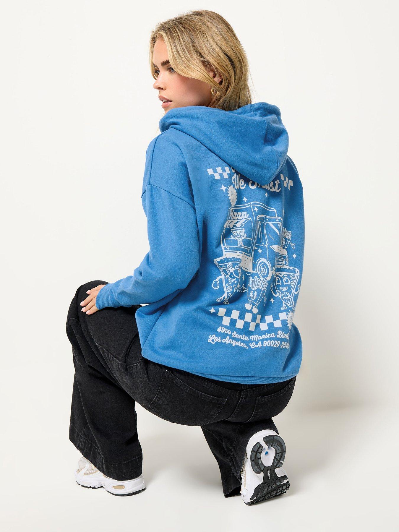 pixiegirl-petite-crust-pizza-hoodie-bluestillFront