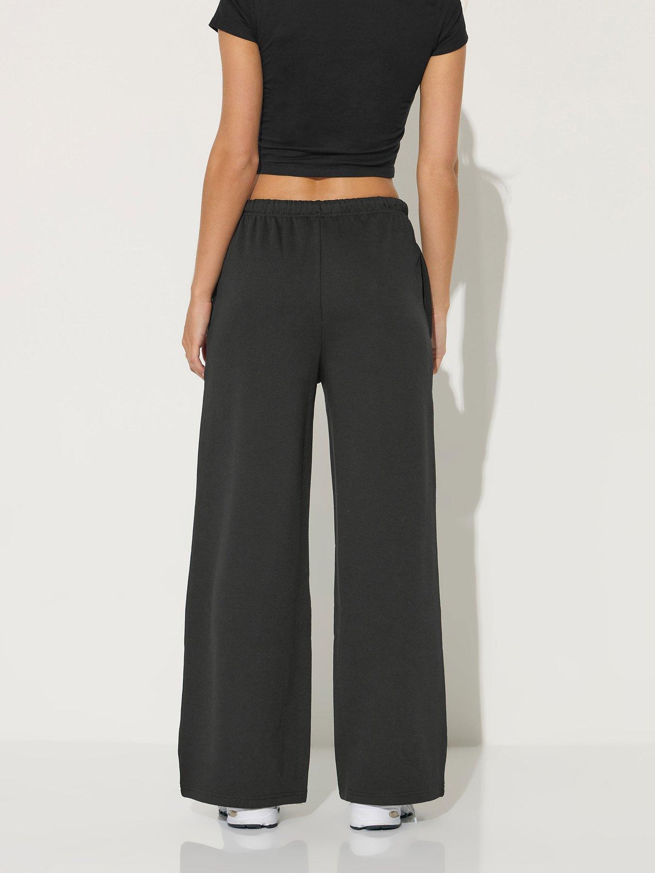Image 2 of 5 of PixieGirl Petite Thin Waistband Wide Leg Jogger