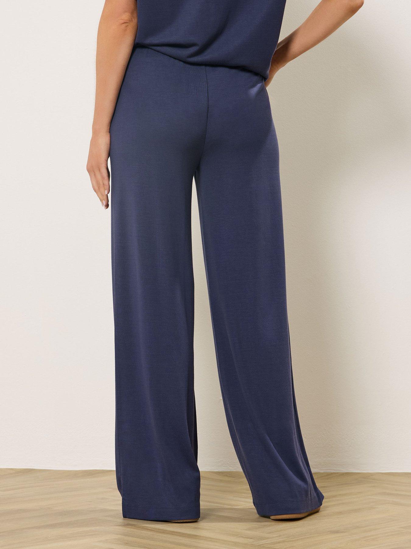 long-tall-sally-premium-wide-leg-trousers-36-bluestillFront
