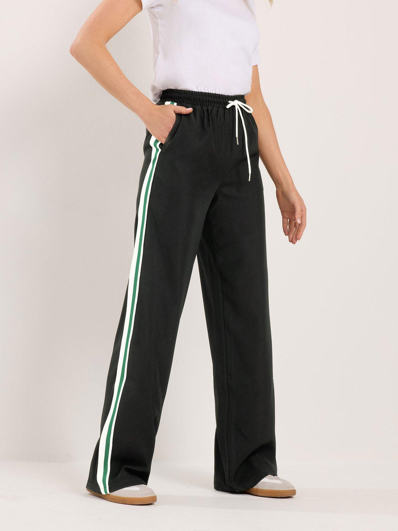 long-tall-sally-side-stripe-wide-leg-trousers-36-blackfront
