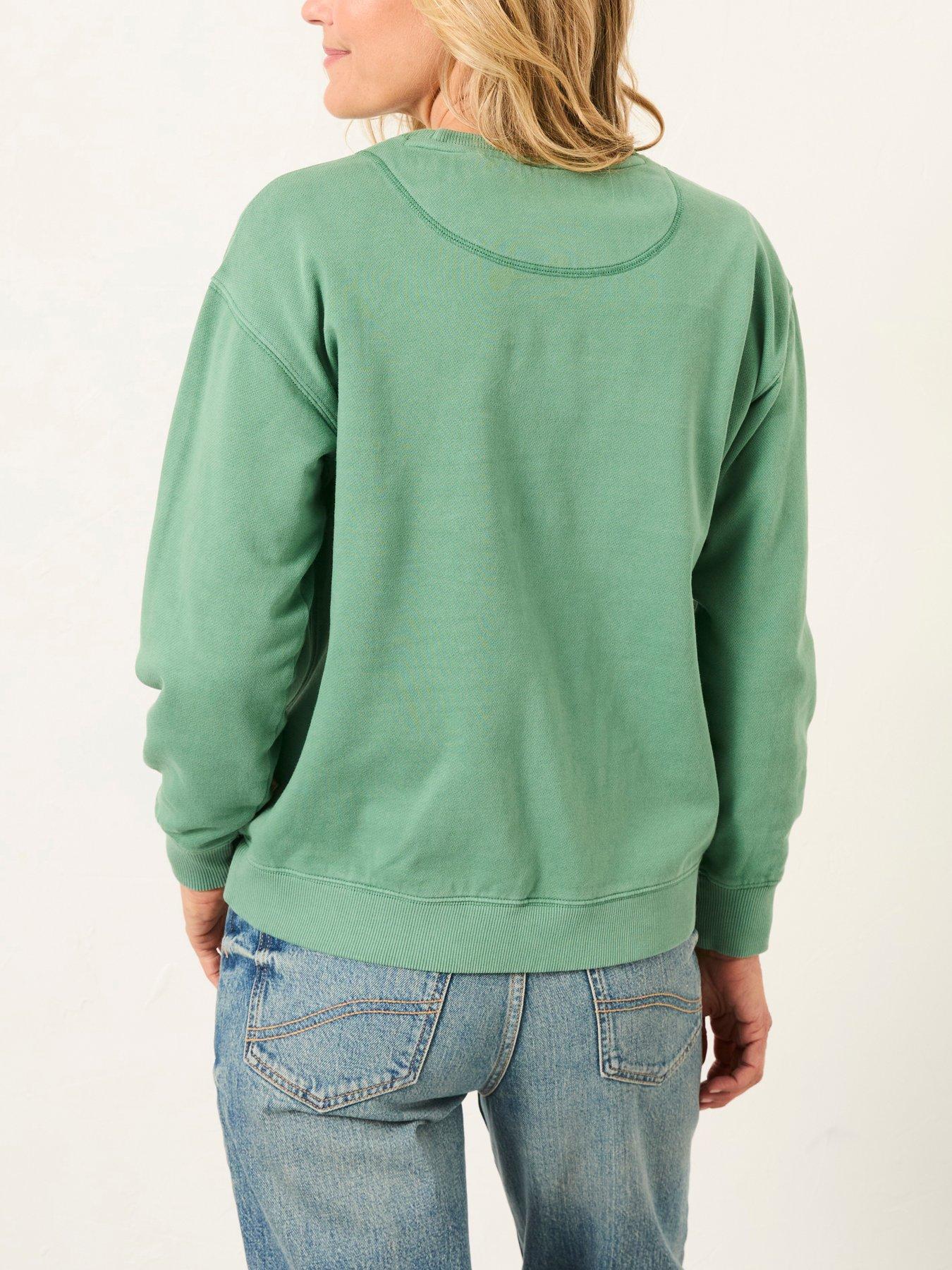 fatface-georgia-crew-sweatshirt-jade-greenstillFront