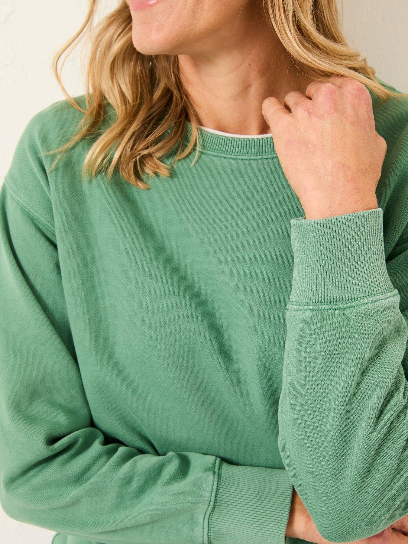 fatface-georgia-crew-sweatshirt-jade-greenoutfit