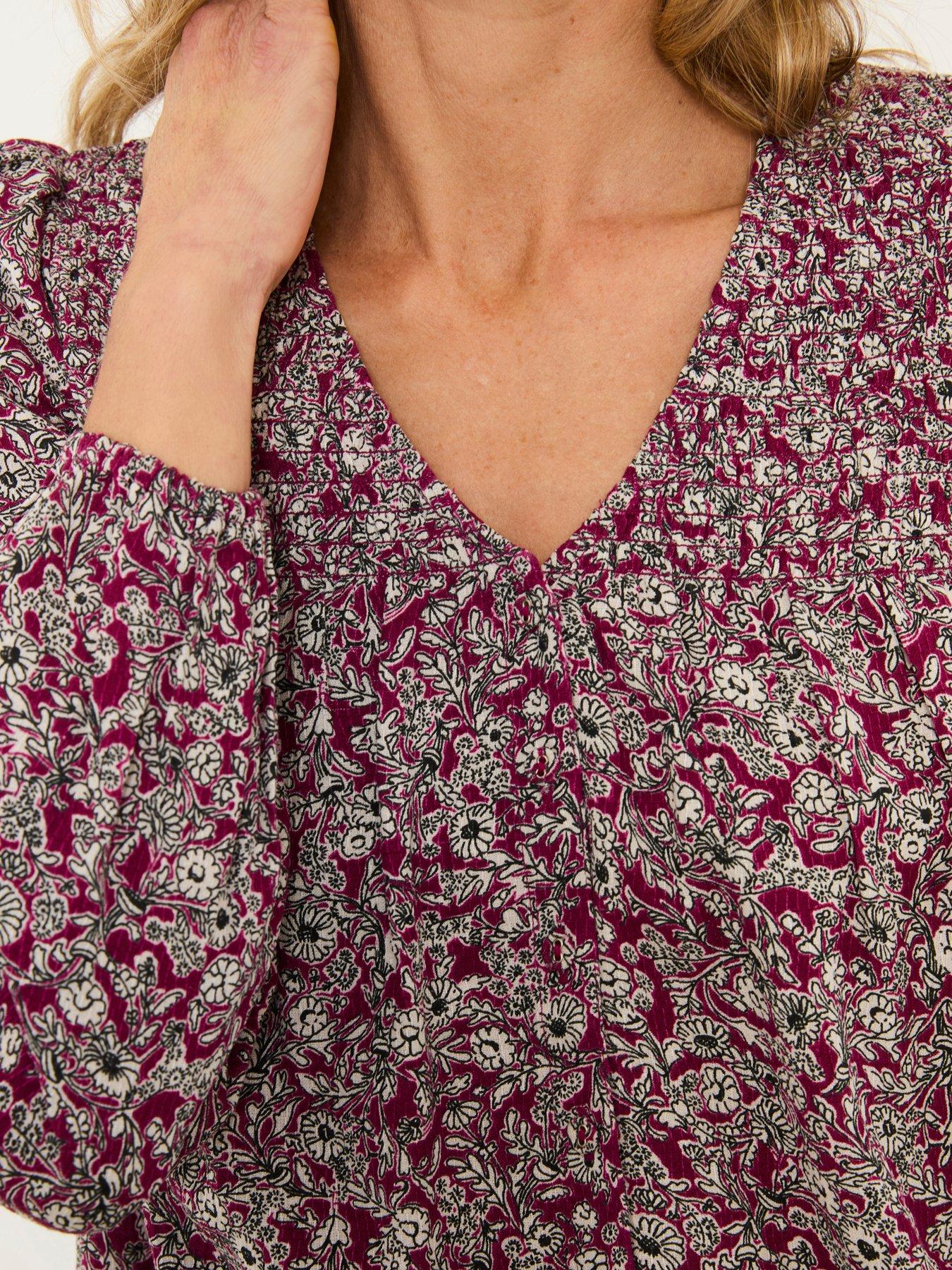 fatface-nessie-2-tone-floral-regular-blouse-plum-purpleoutfit