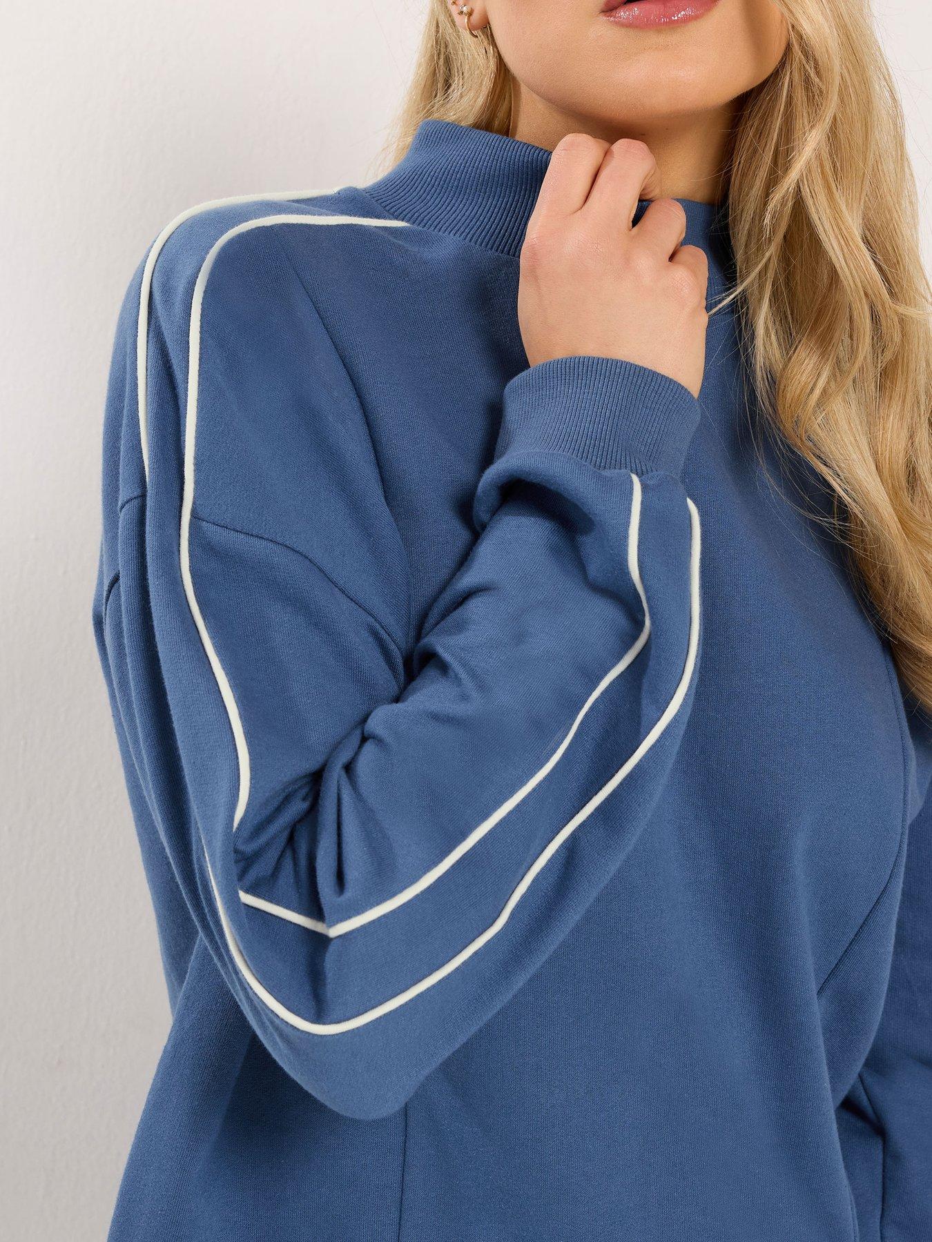 Image 4 of 5 of Long Tall Sally Tall High Neck Pipe Sweat