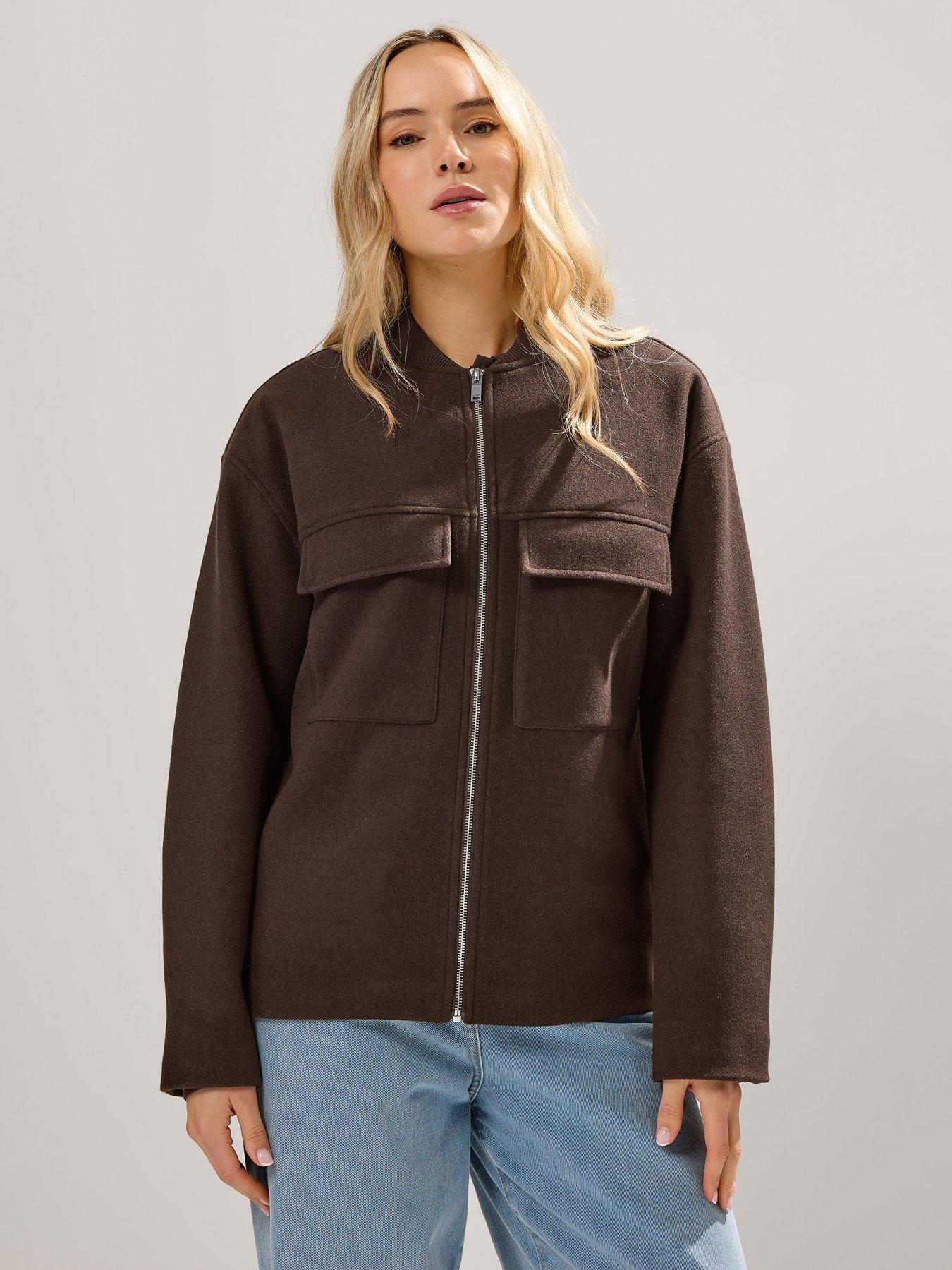 long-tall-sally-tall-cosy-brushed-bomber-jacket-brownfront