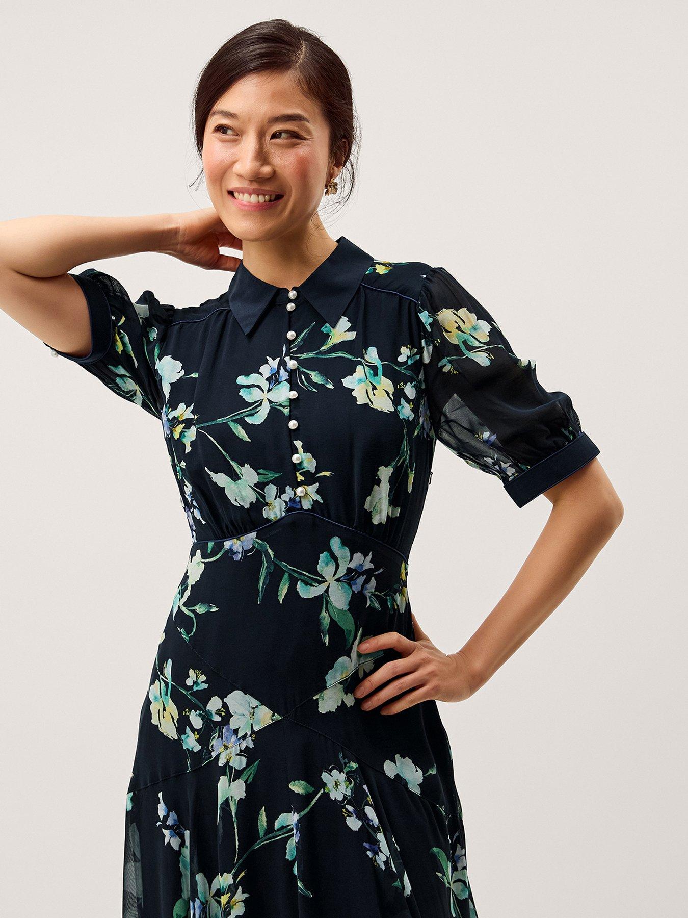 monsoon-lilwen-floral-midi-tea-dress-navyoutfit