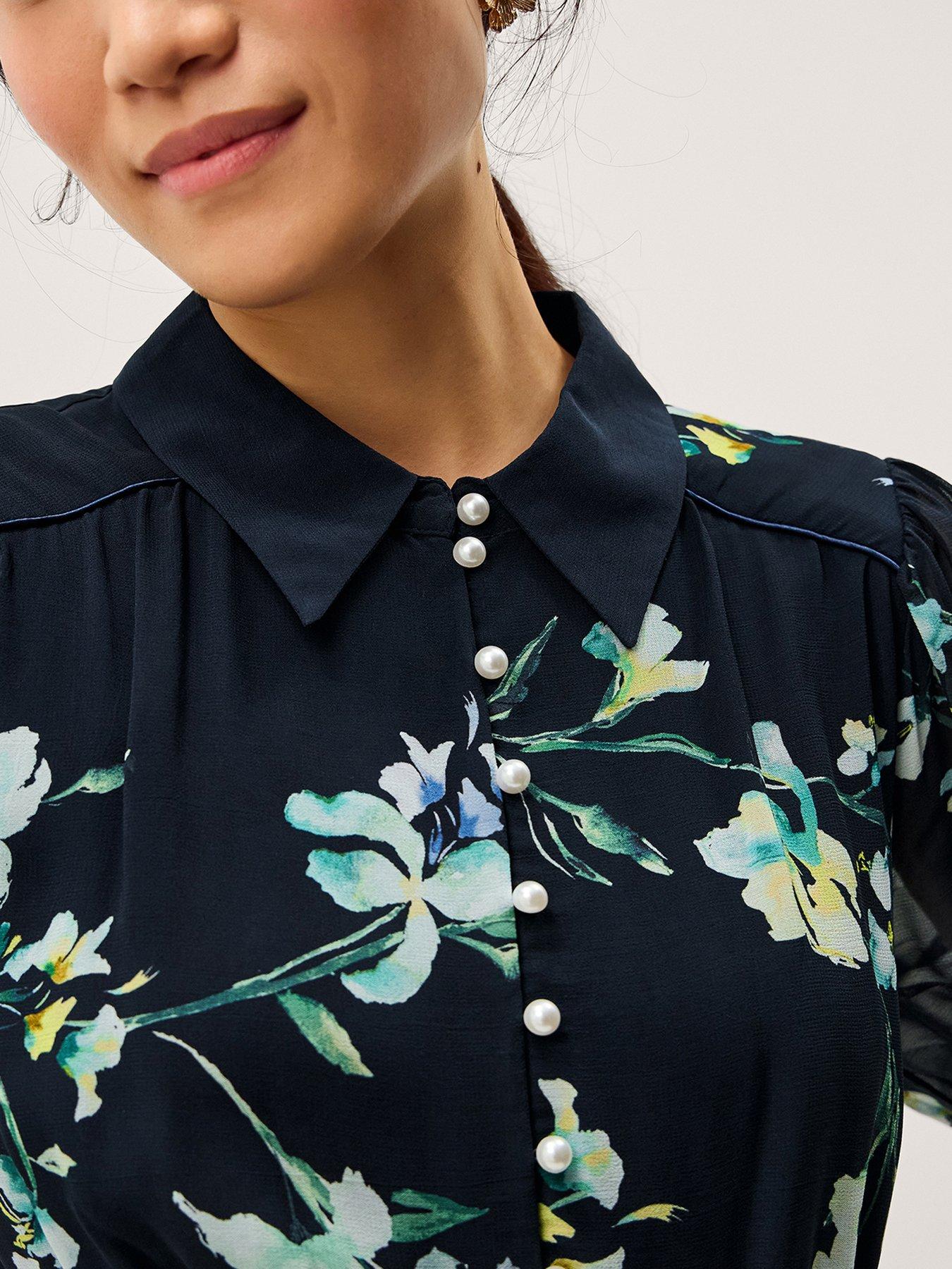 monsoon-lilwen-floral-midi-tea-dress-navydetail