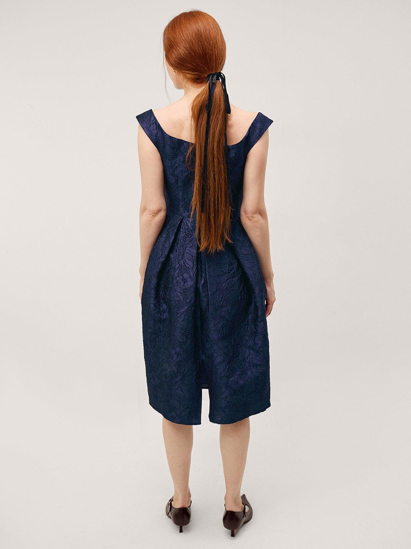 Image 2 of 5 of Monsoon Juliana Jaquard Dress