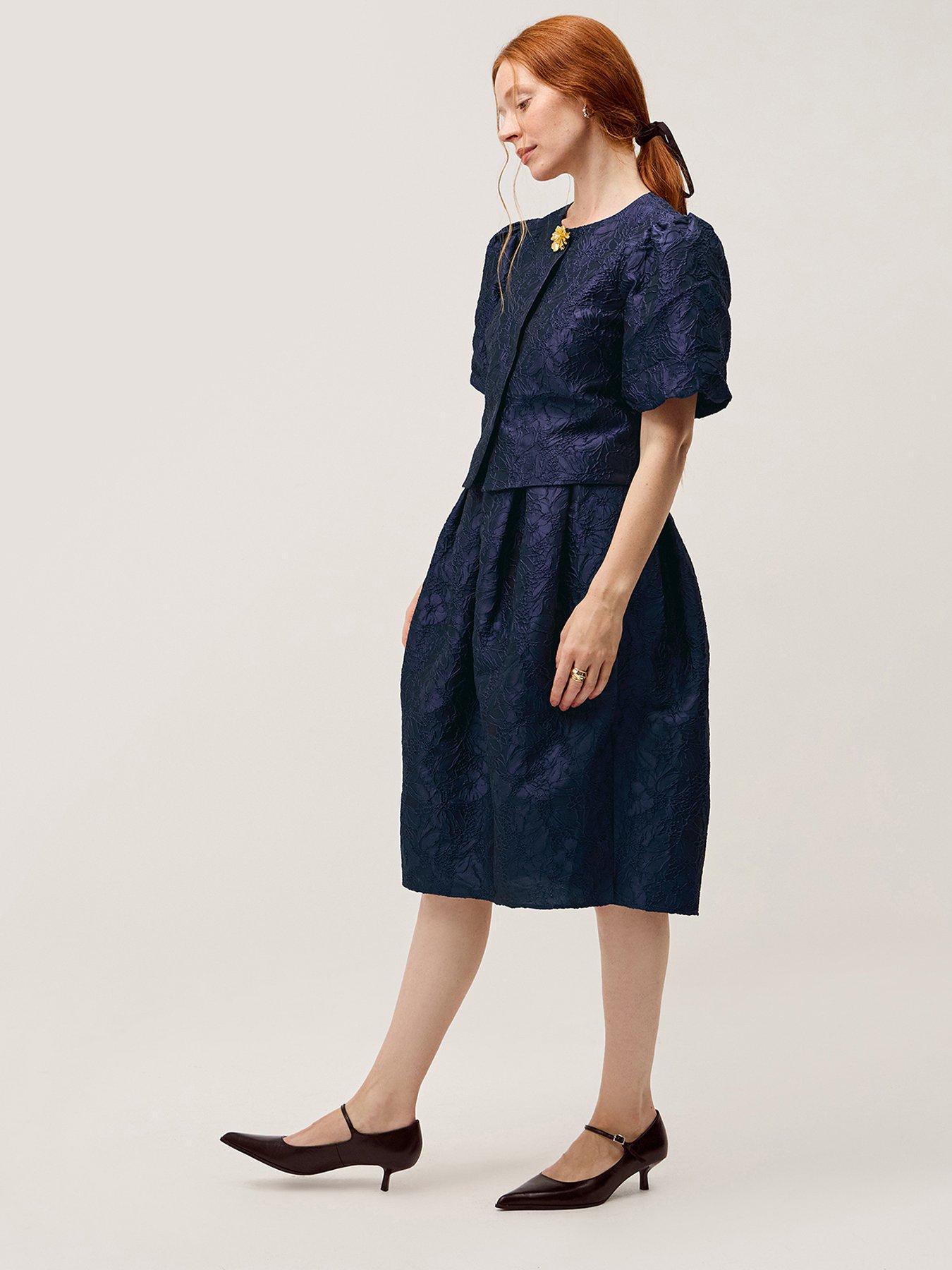 Image 3 of 5 of Monsoon Juliana Jaquard Dress