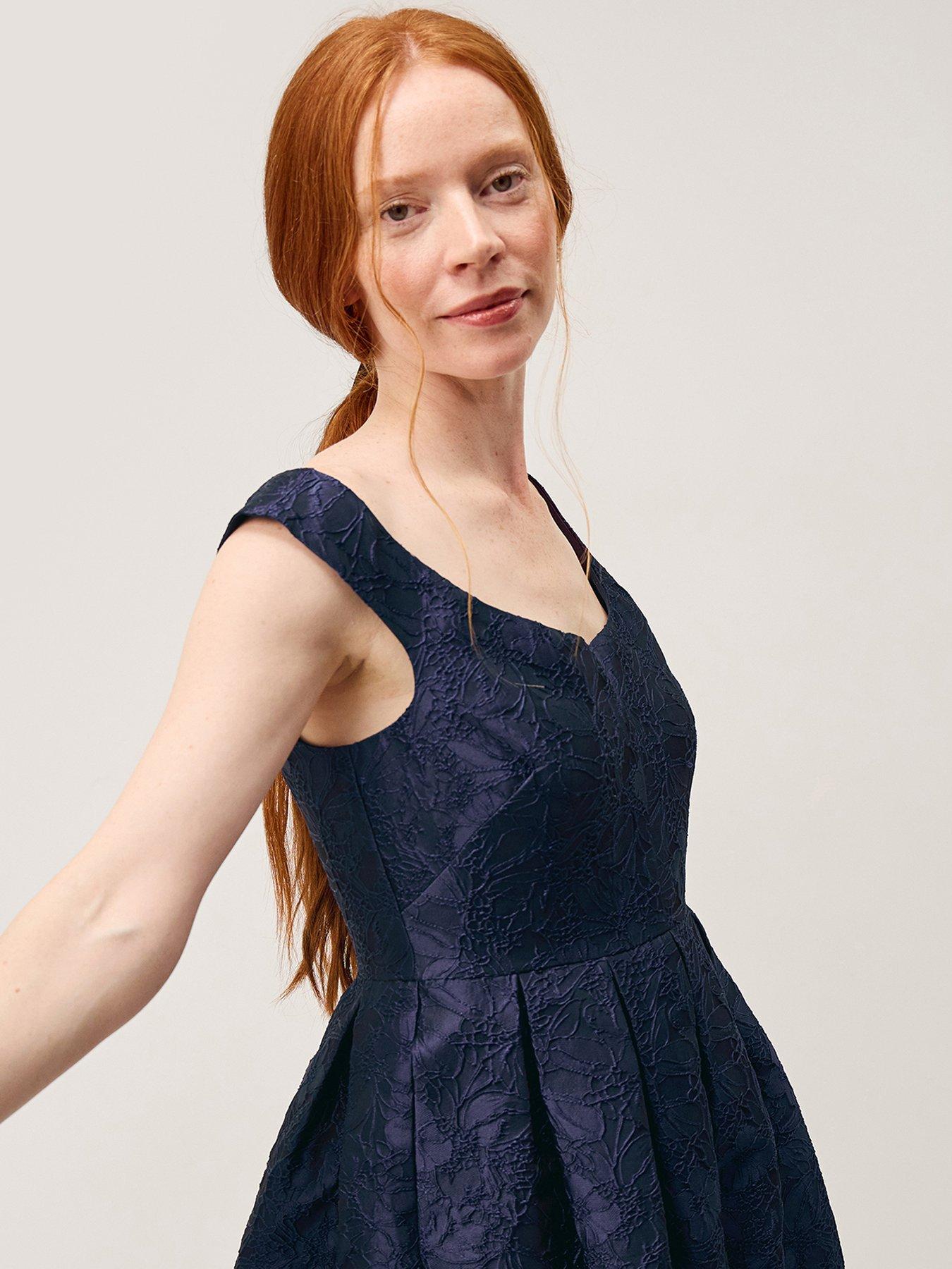 Image 4 of 5 of Monsoon Juliana Jaquard Dress