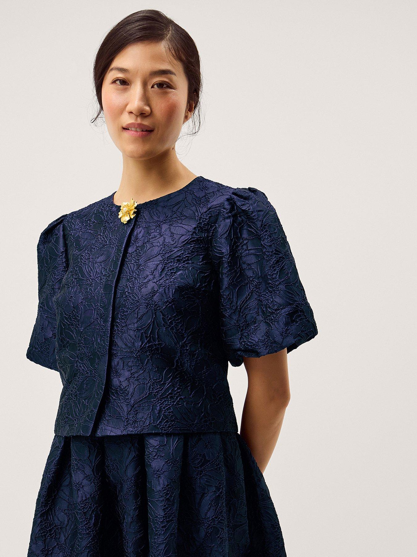 monsoon-juliana-jacquard-jacket-navyfront