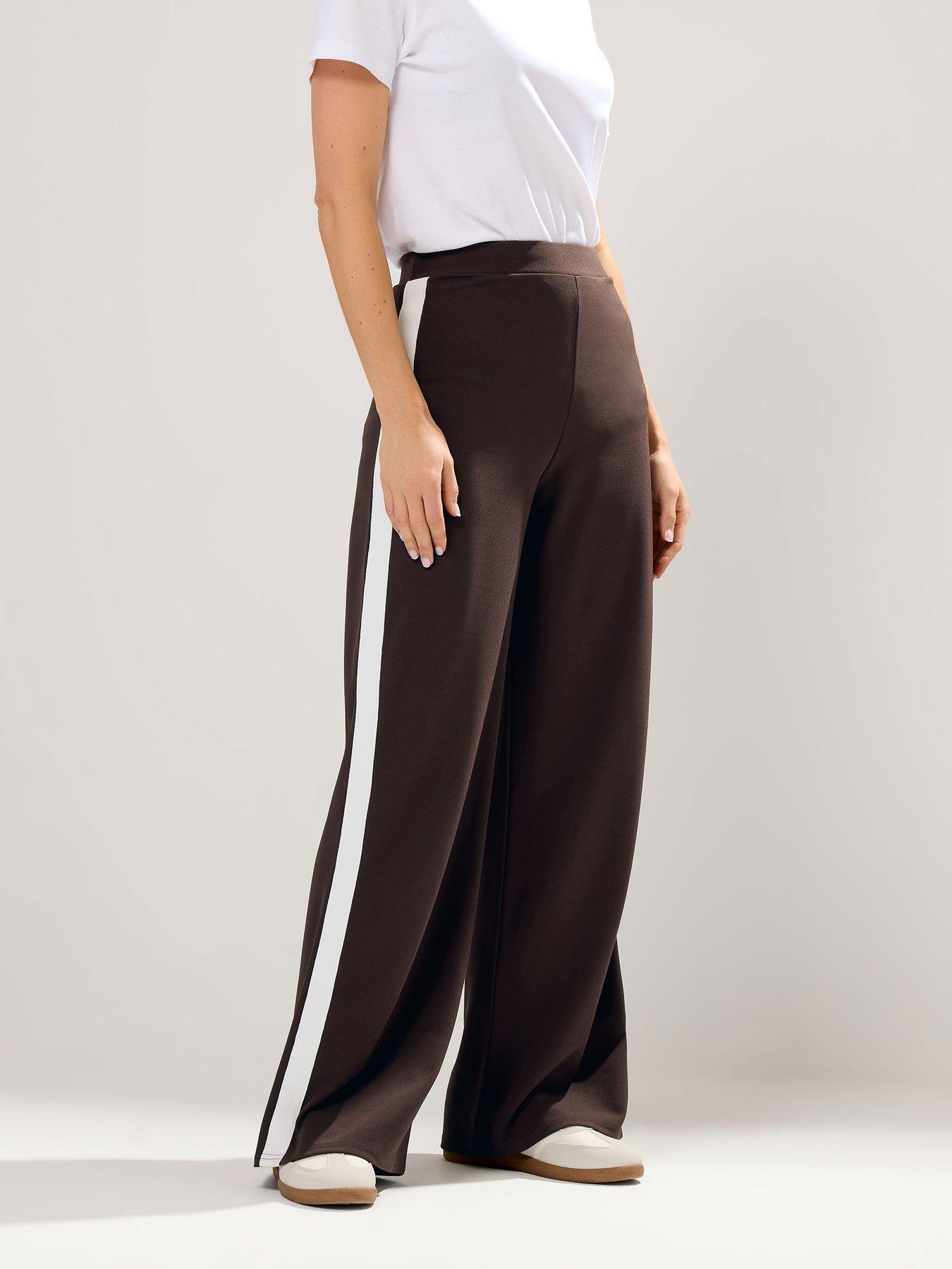 long-tall-sally-tall-side-stripe-trousers-34-brownfront