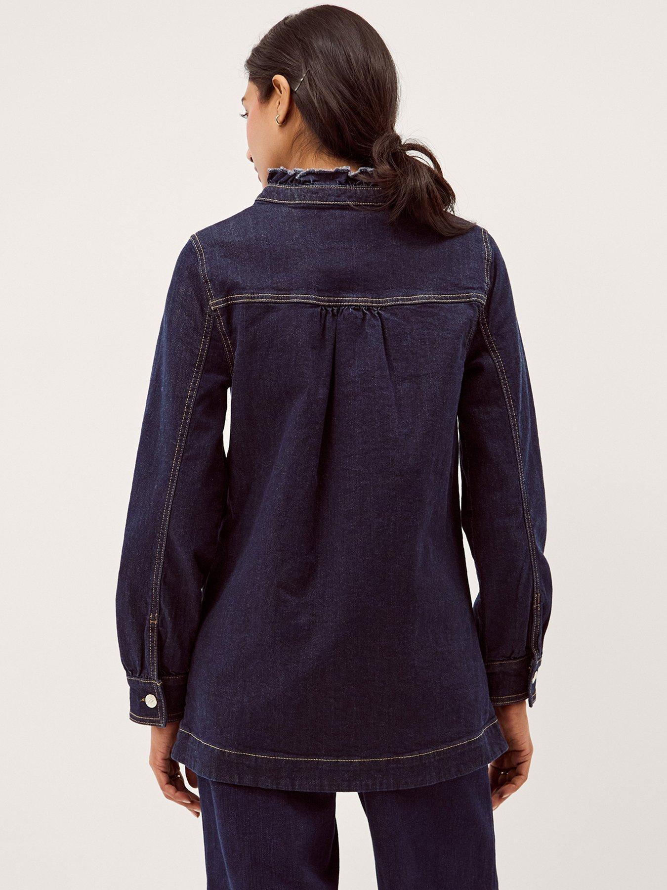 monsoon-louisa-longline-denim-jacket-bluestillFront