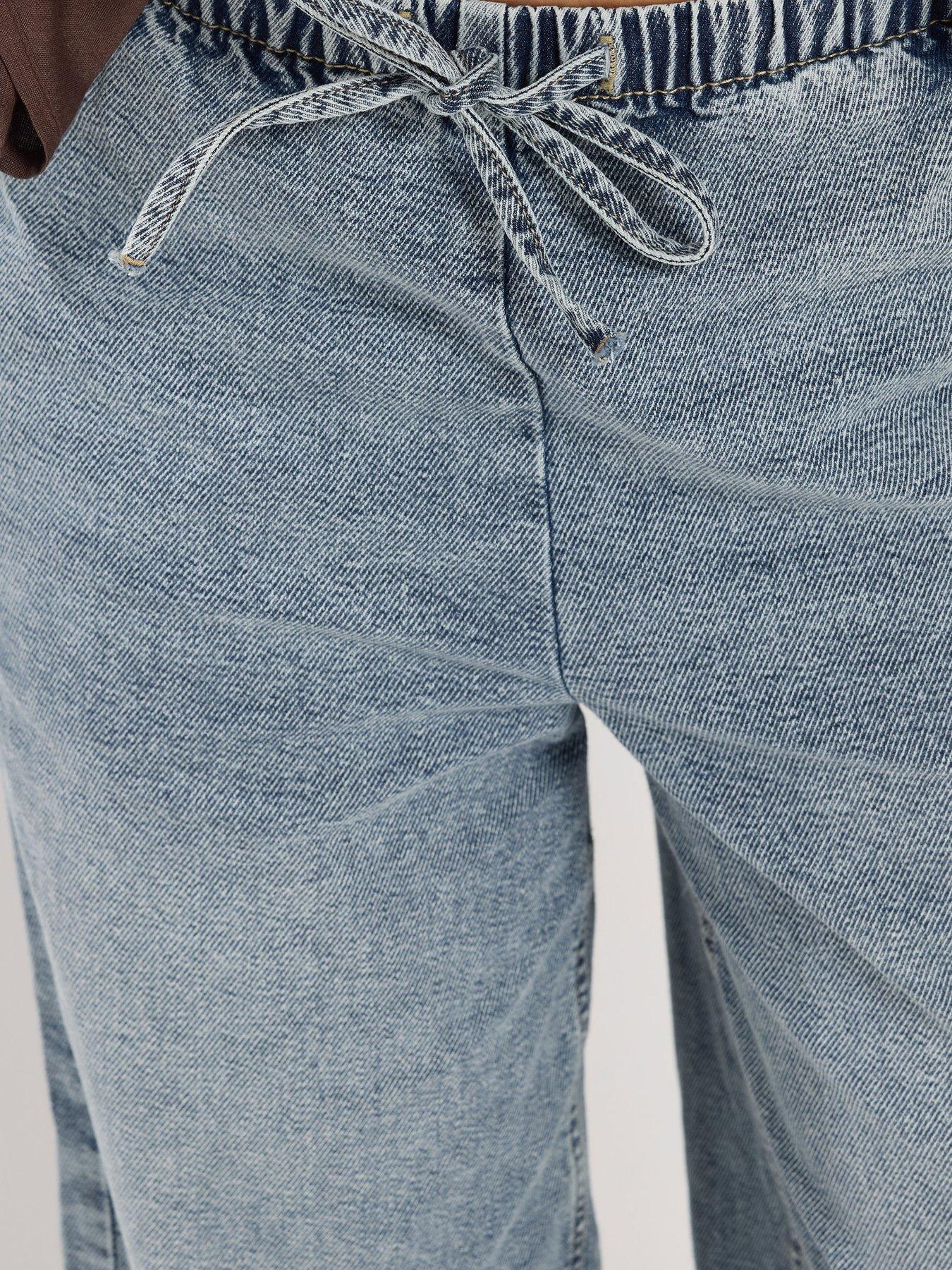 Image 4 of 5 of PixieGirl Petite Pull On Wide Leg Jean
