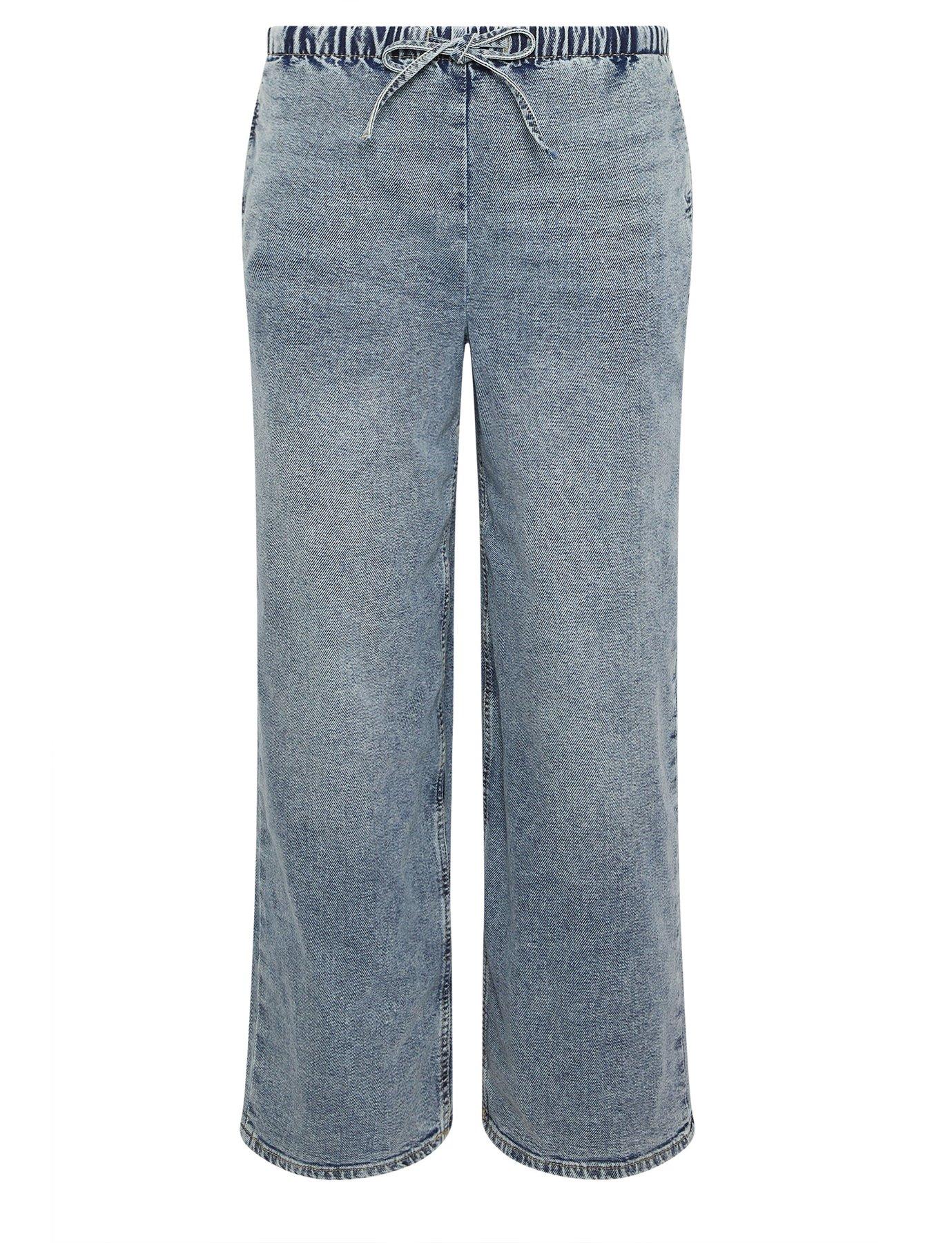 Image 5 of 5 of PixieGirl Petite Pull On Wide Leg Jean