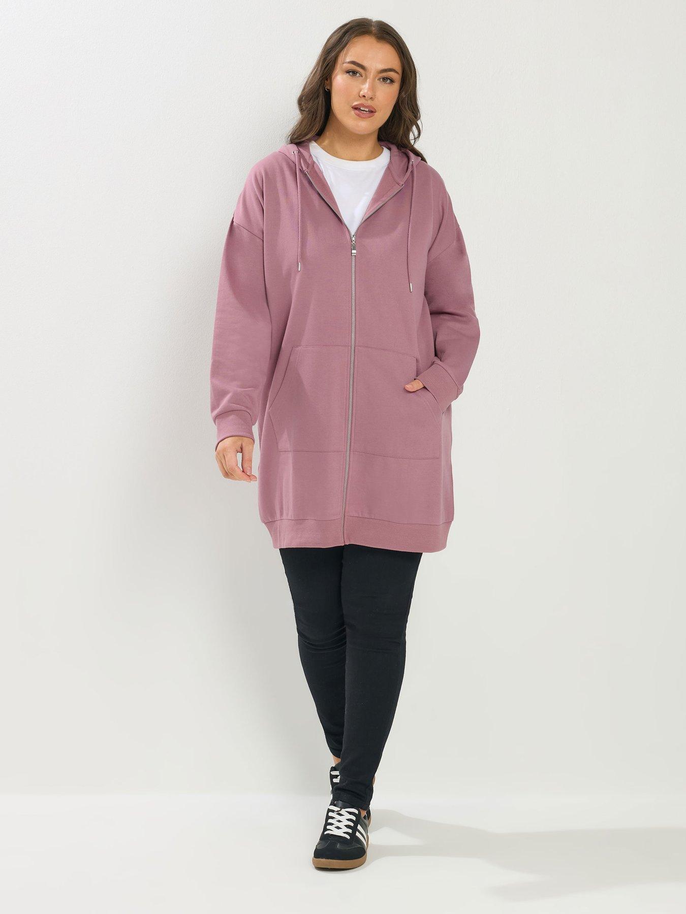 Image 3 of 5 of Yours Curve Longline Hoodie