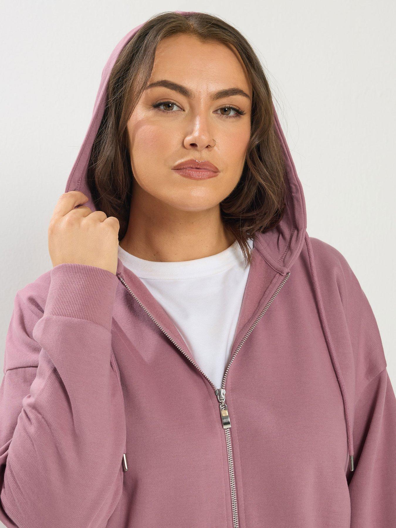 Image 4 of 5 of Yours Curve Longline Hoodie