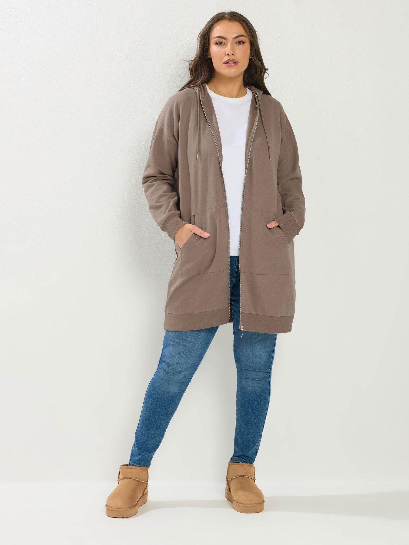 Yours Curve Longline Hoodie