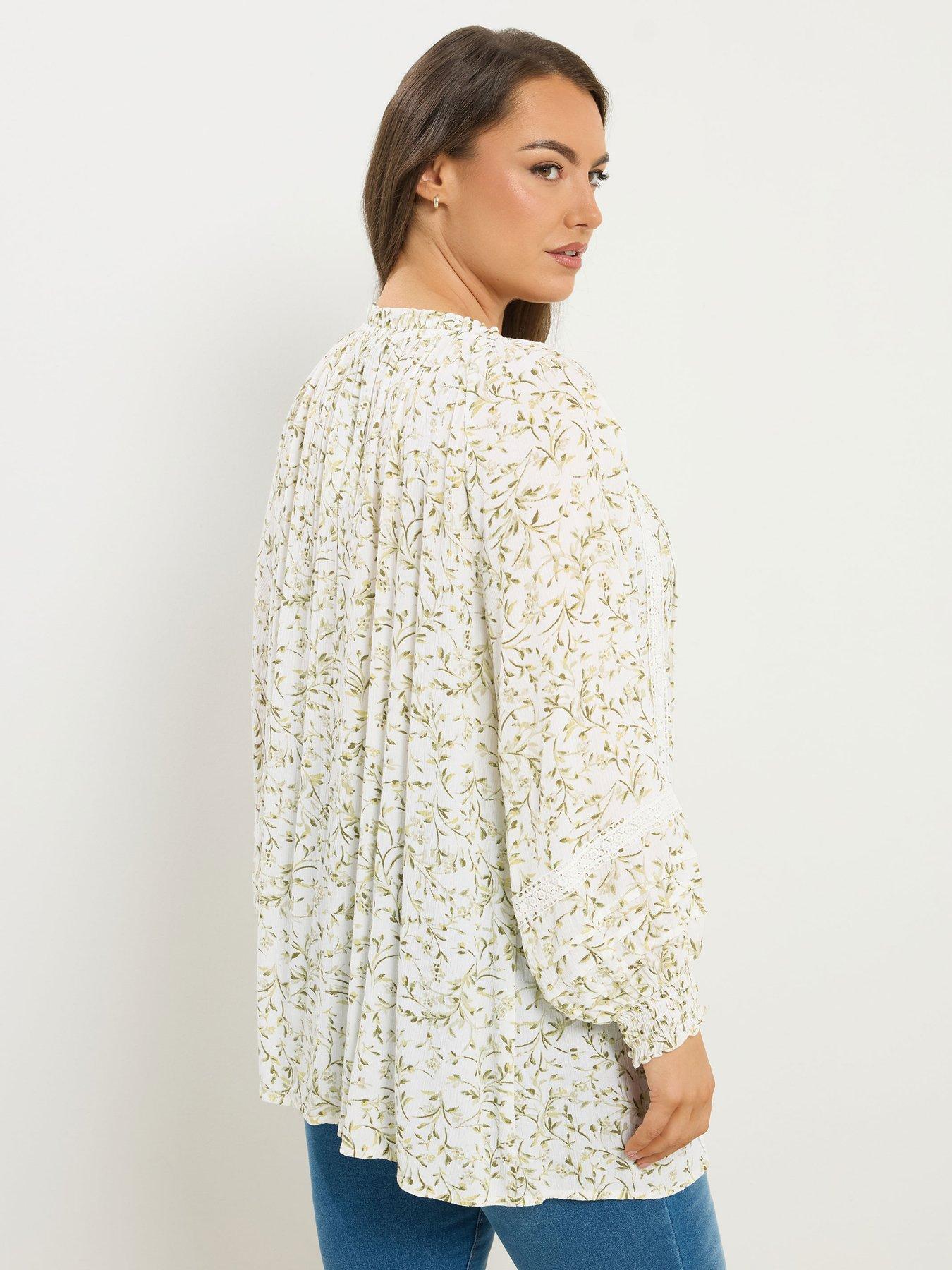 Image 2 of 5 of Yours Curve Gypsy Pintuck Top