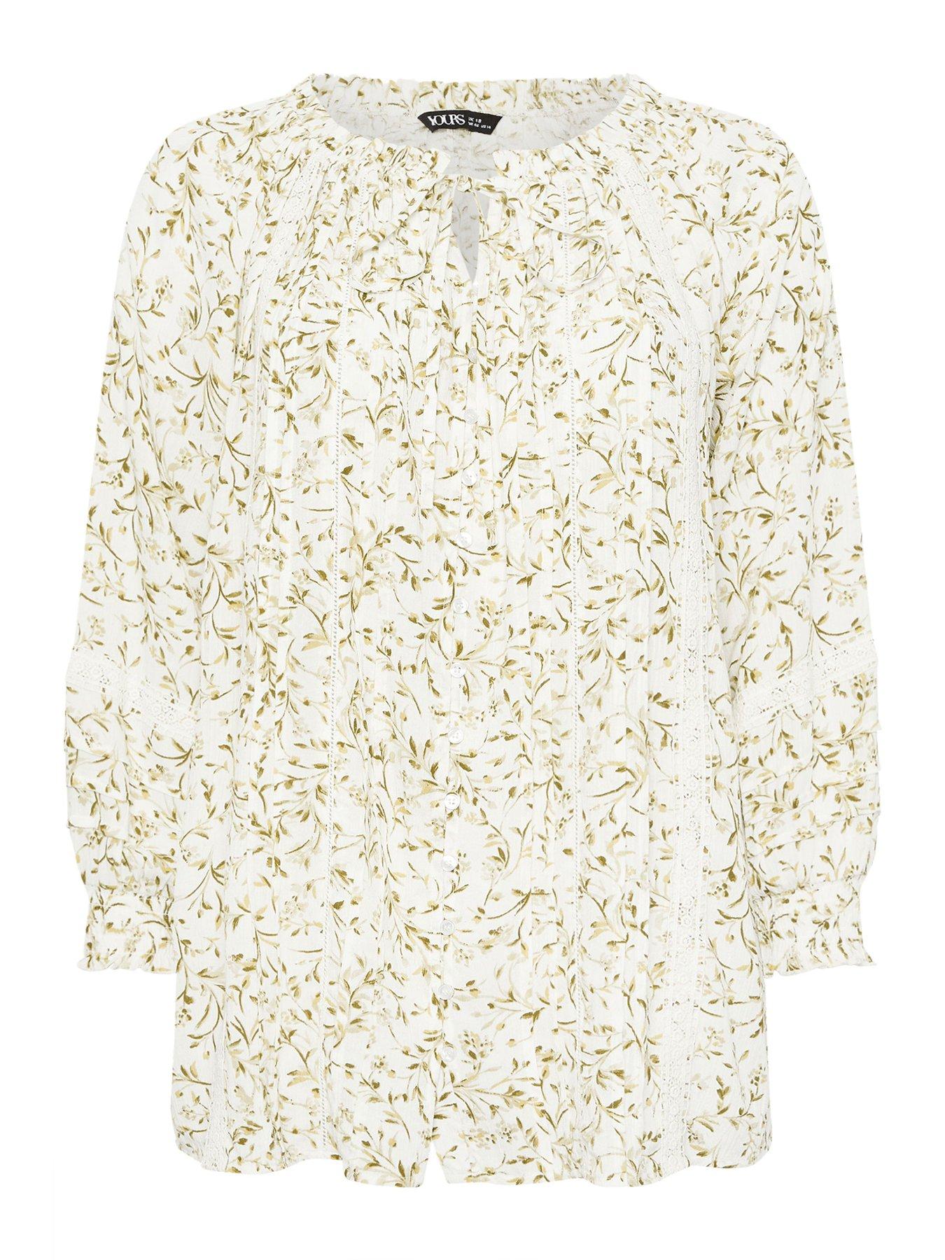 Image 5 of 5 of Yours Curve Gypsy Pintuck Top