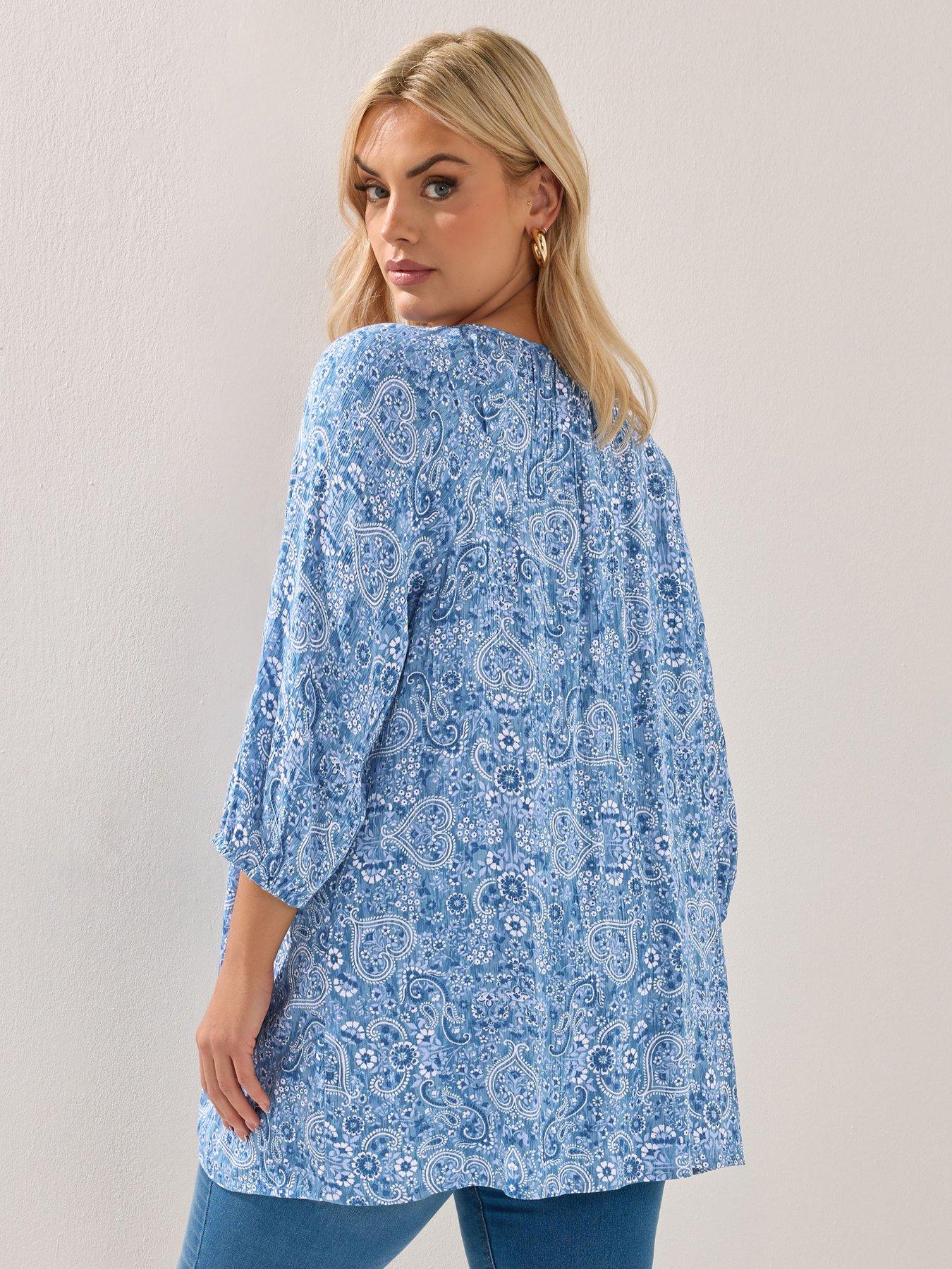 Image 2 of 6 of Yours Curve Long Sleeve Gypsy Top