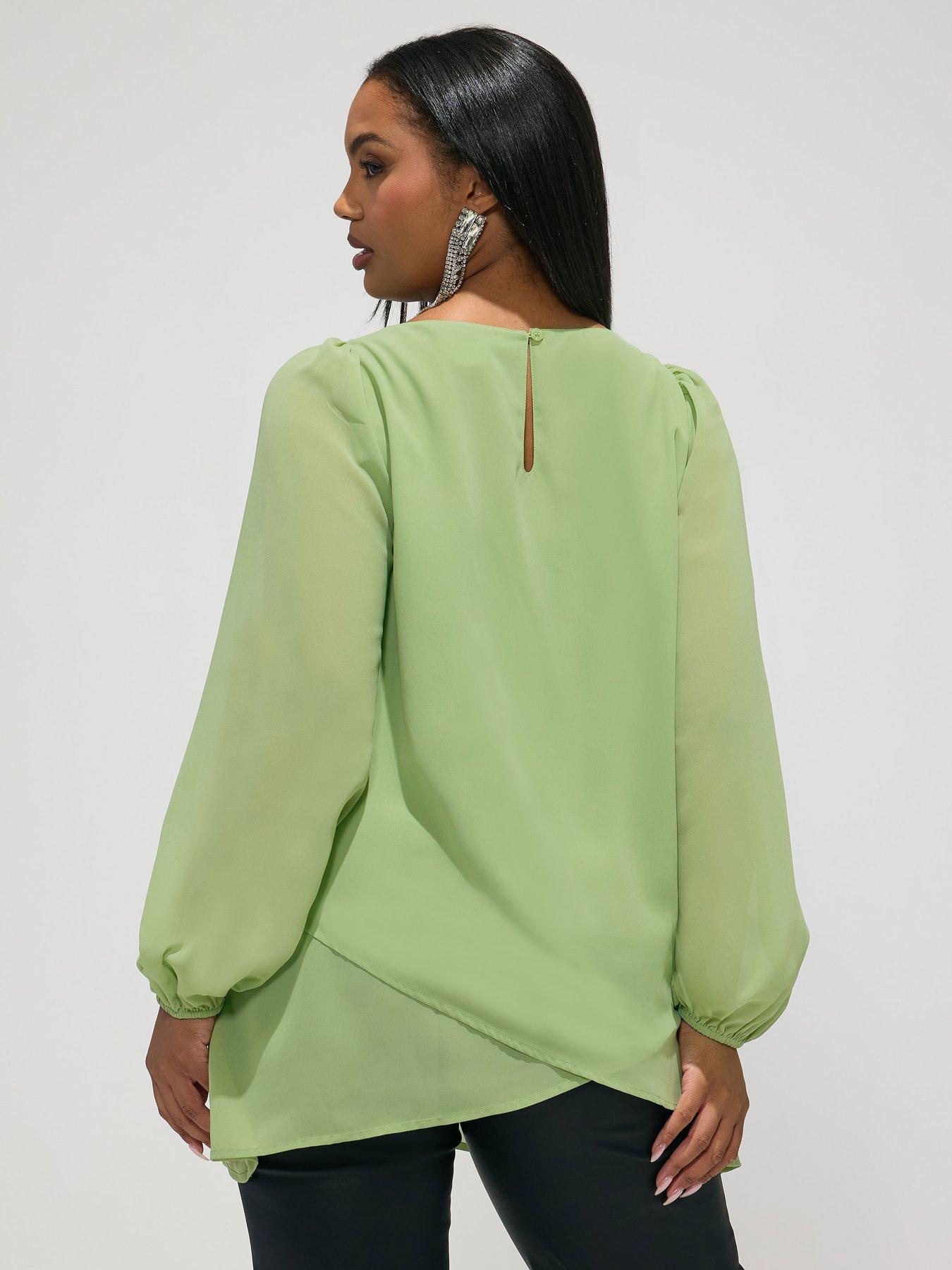 yours-curve-half-placket-spot-dressstillFront