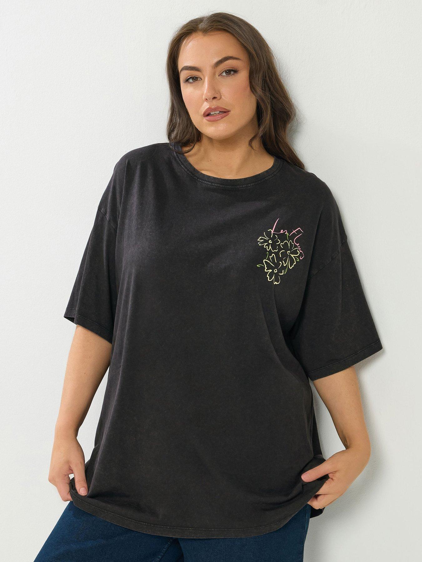 yours-curve-acidwash-placement-t-shirt-black