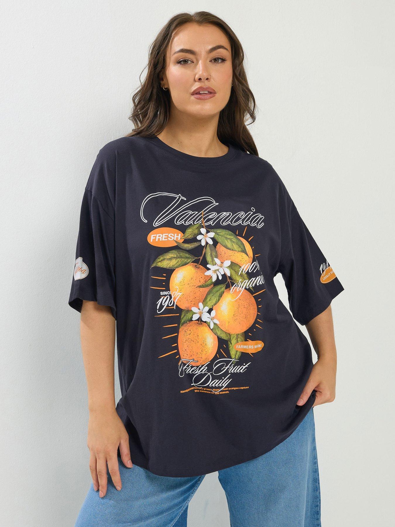 yours-curve-valencia-oranges-t-shirt-blue